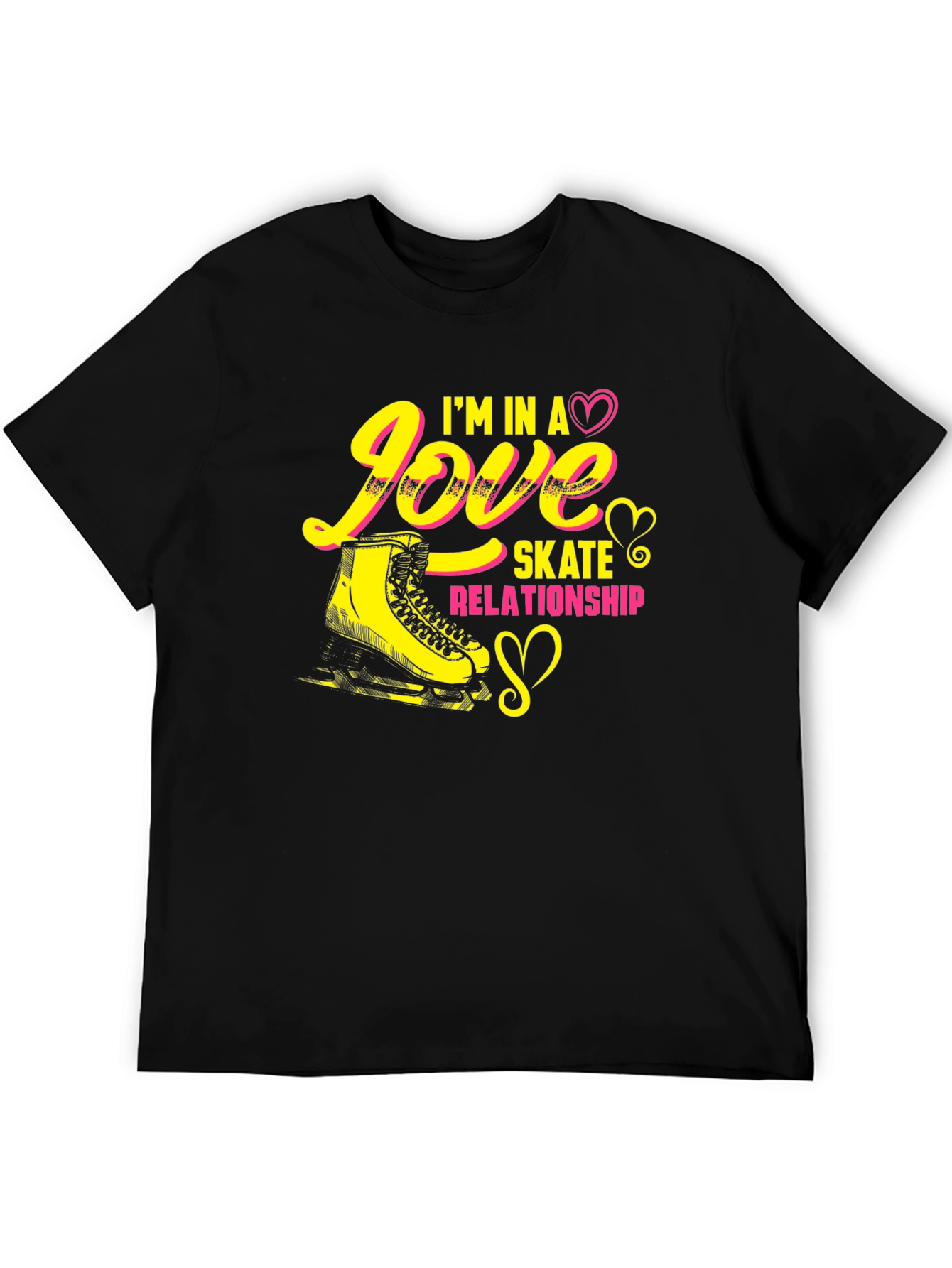 Black Love Skate Relationship T-Shirt view 5