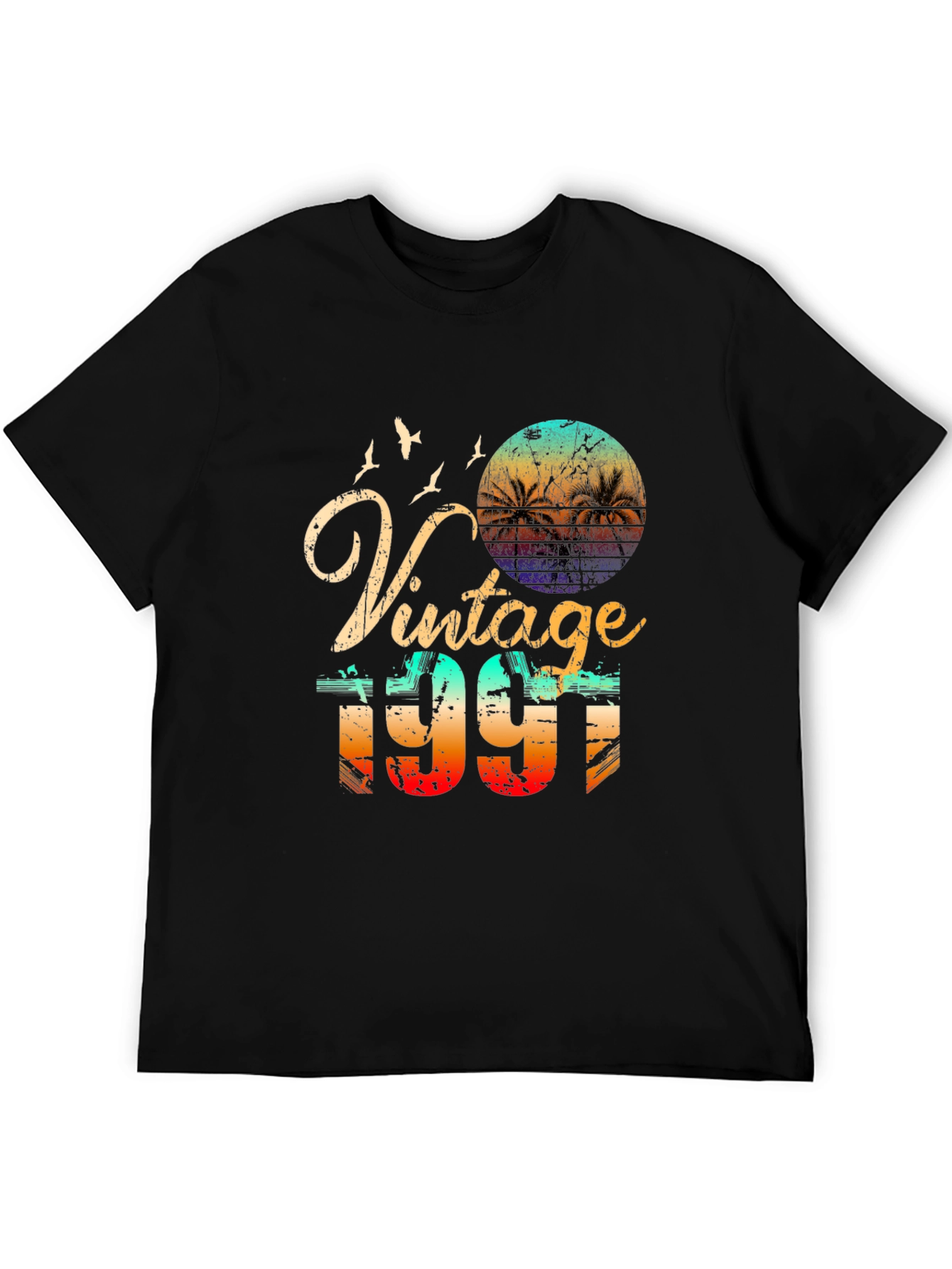 Black Vintage 1991 Graphic Tee view 5