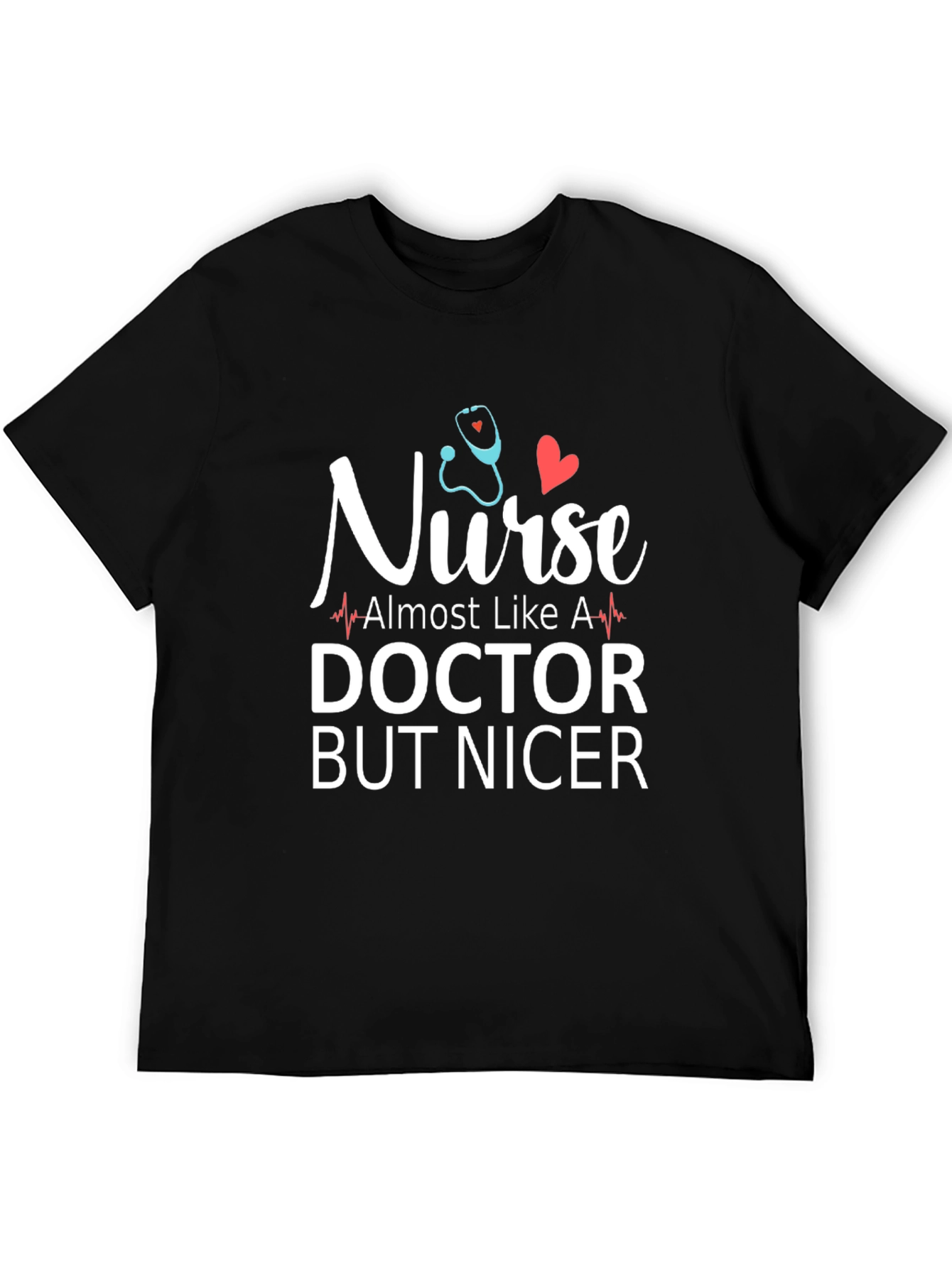 Black Nurse Doctor But Nicer Graphic Tee view 5