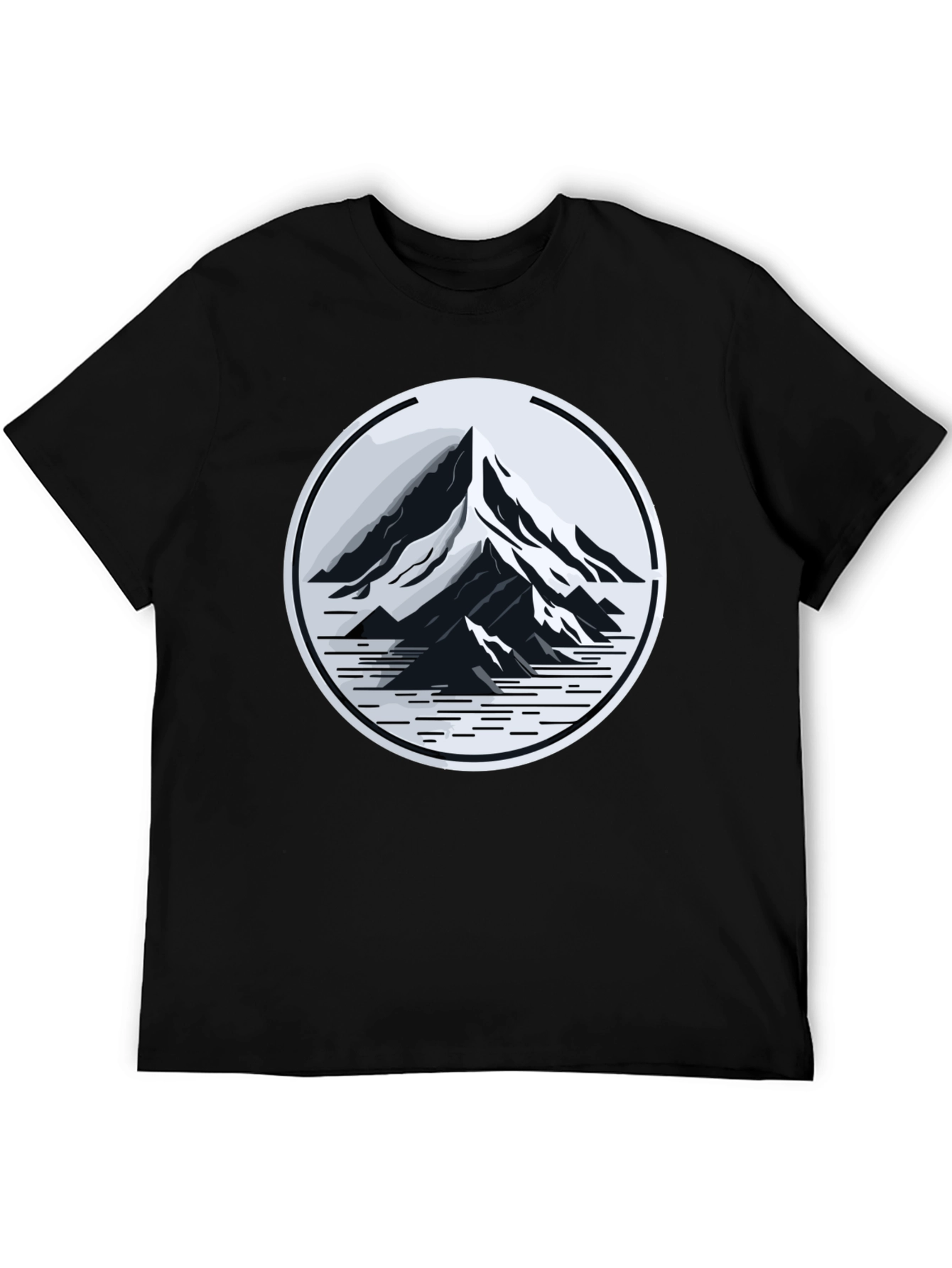 Black Mountain Peak Graphic Tee - Adventure Ready Style view 5