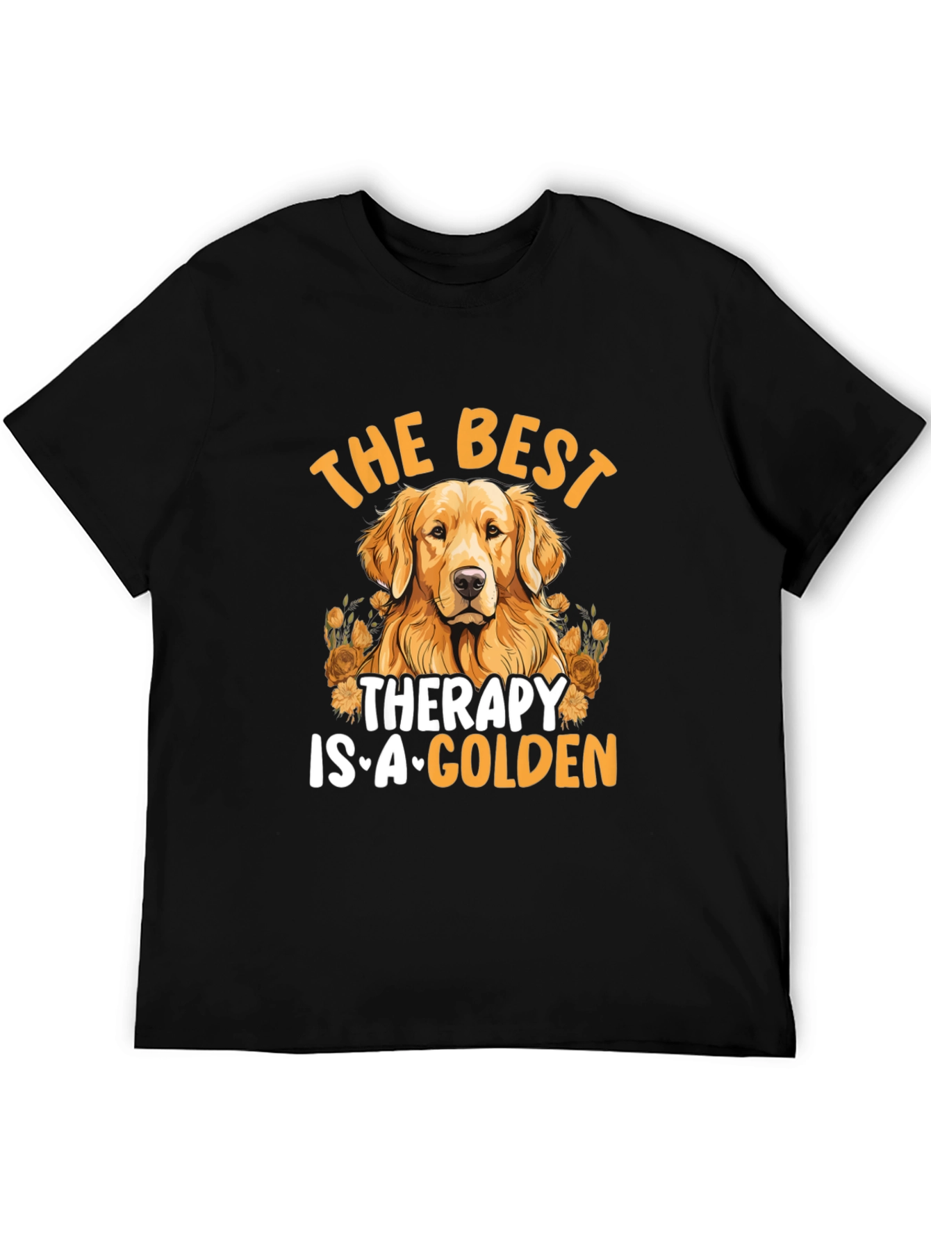 Best Therapy Golden Dog Graphic Tee - 5