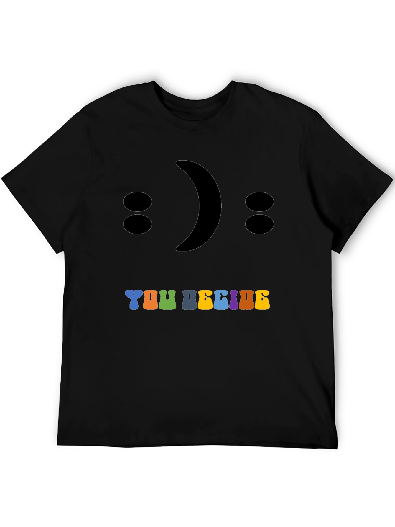 Black You Decide Graphic Tee view 5