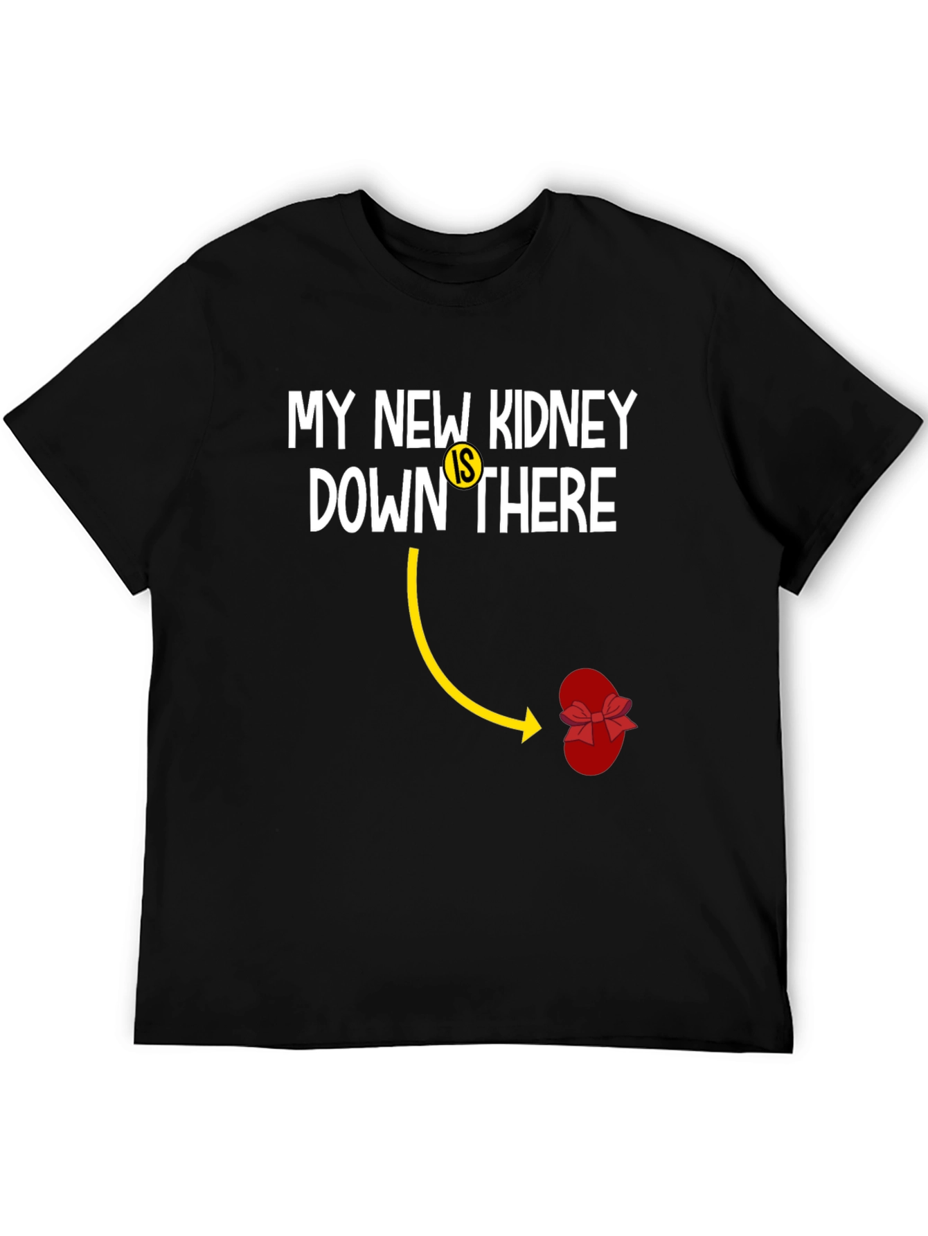 Black Funny Kidney Transplant T-Shirt view 5