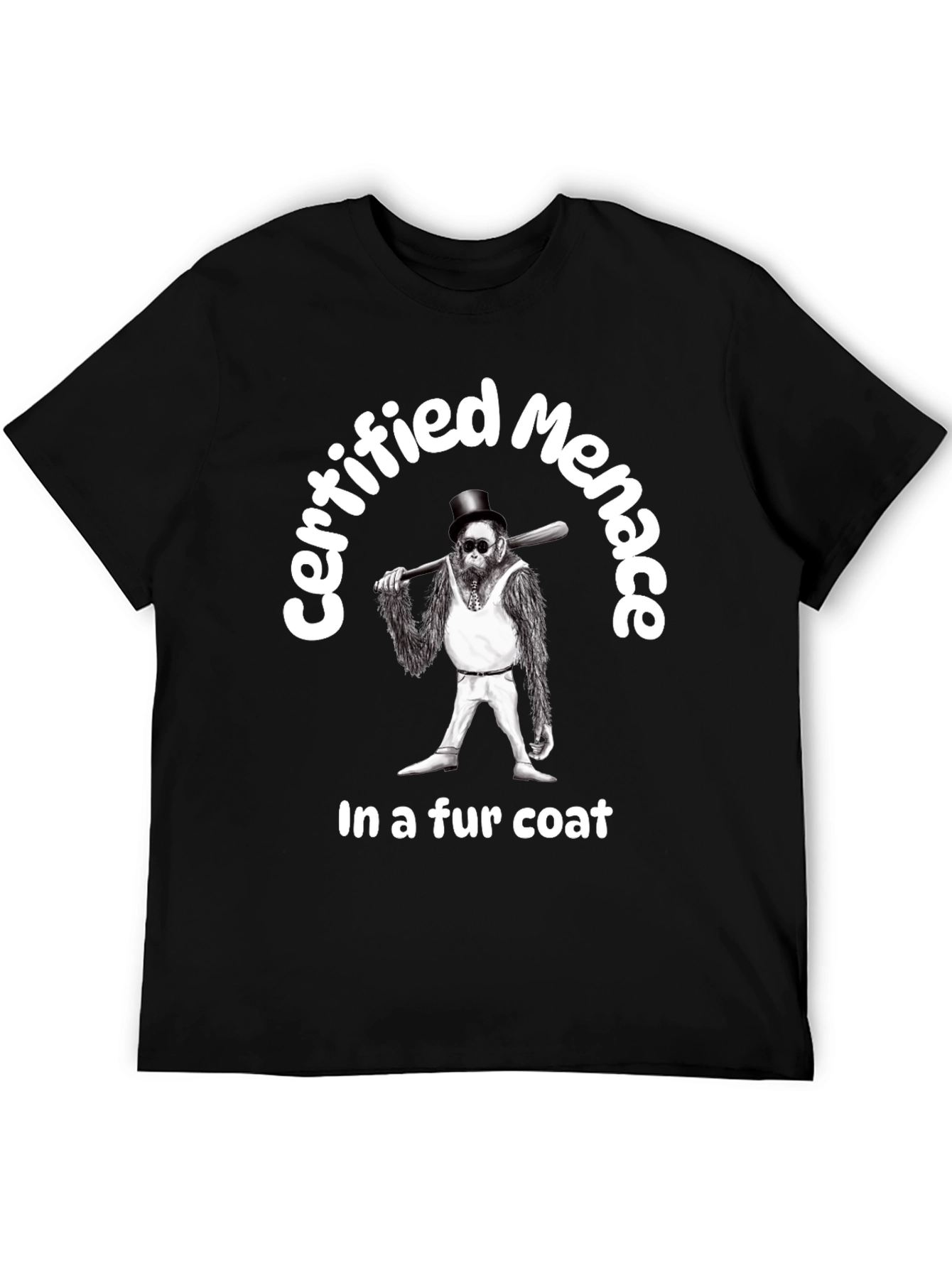 Black Certified Menace Graphic Tee view 5