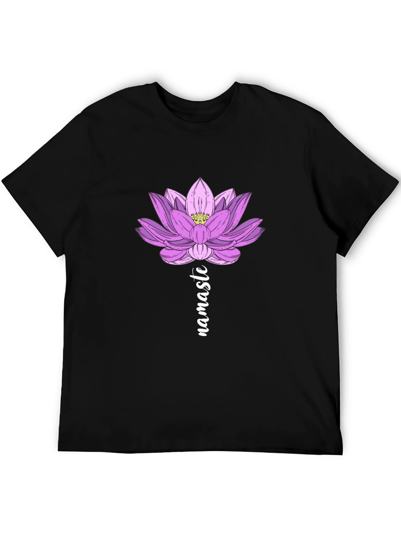 Lotus Namaste Graphic T-Shirt - Yoga Inspired Design - 5