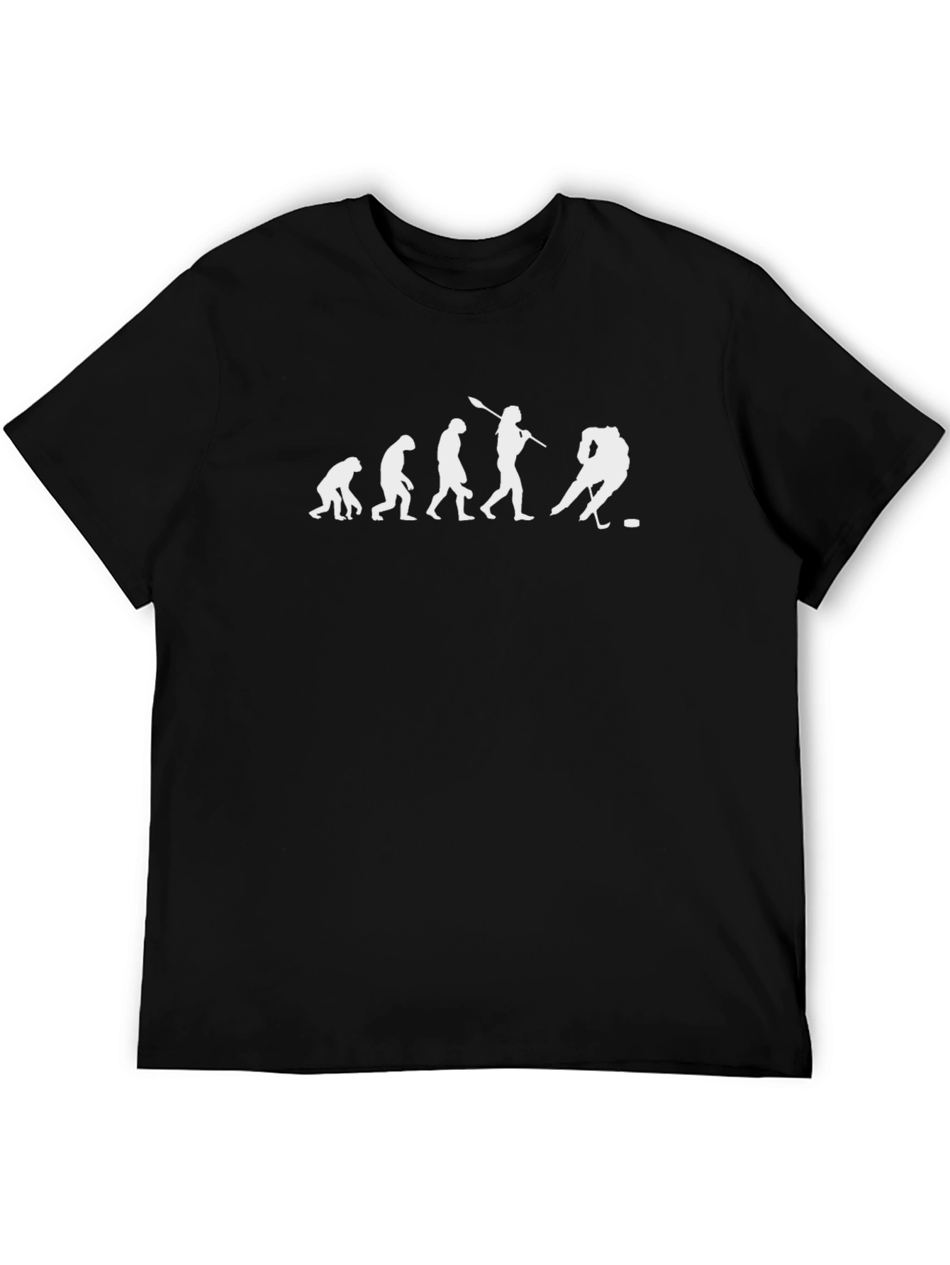 Black Evolution of Hockey T-Shirt view 5