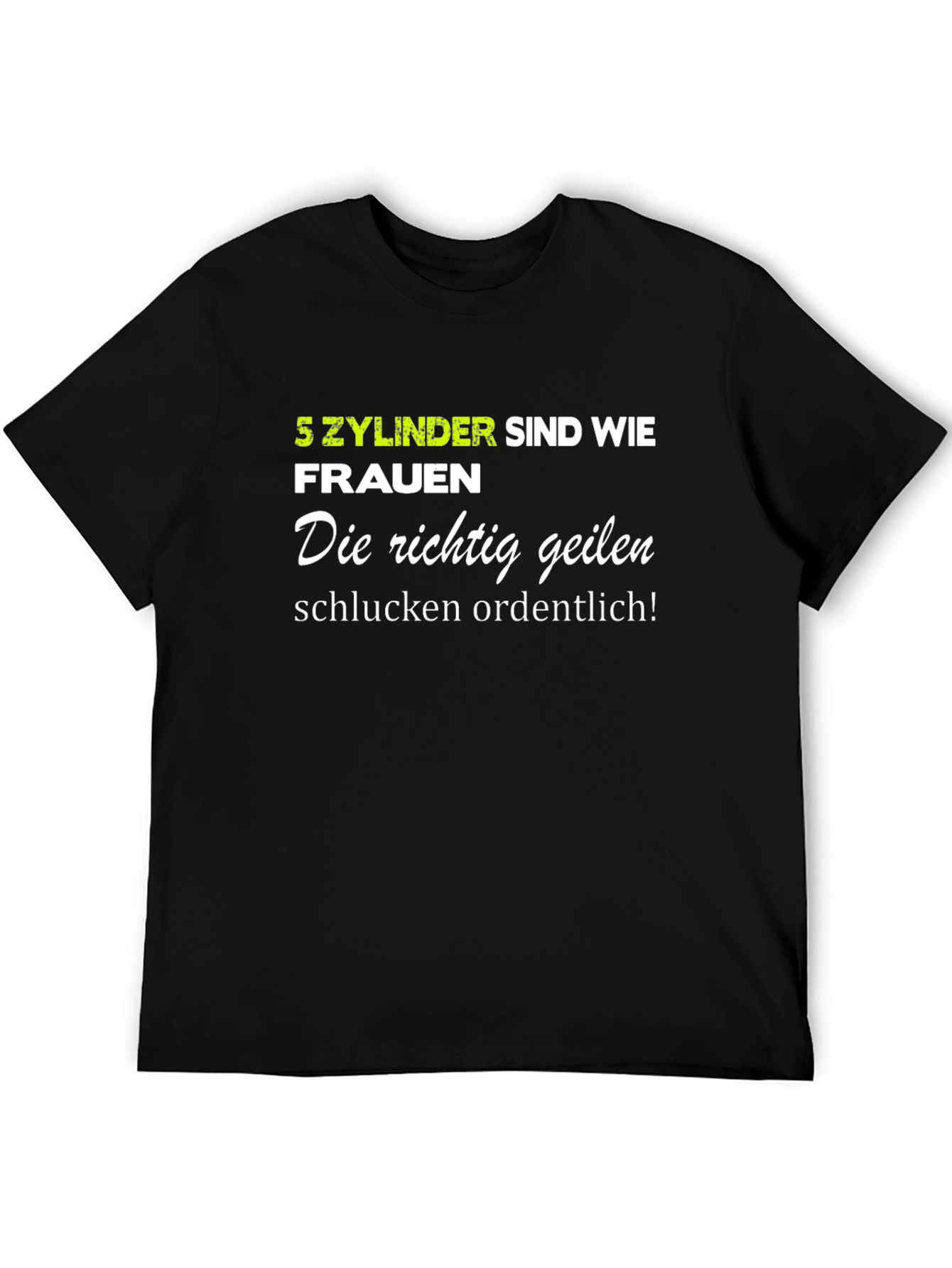 Black Funny German Car Enthusiast T-Shirt view 5