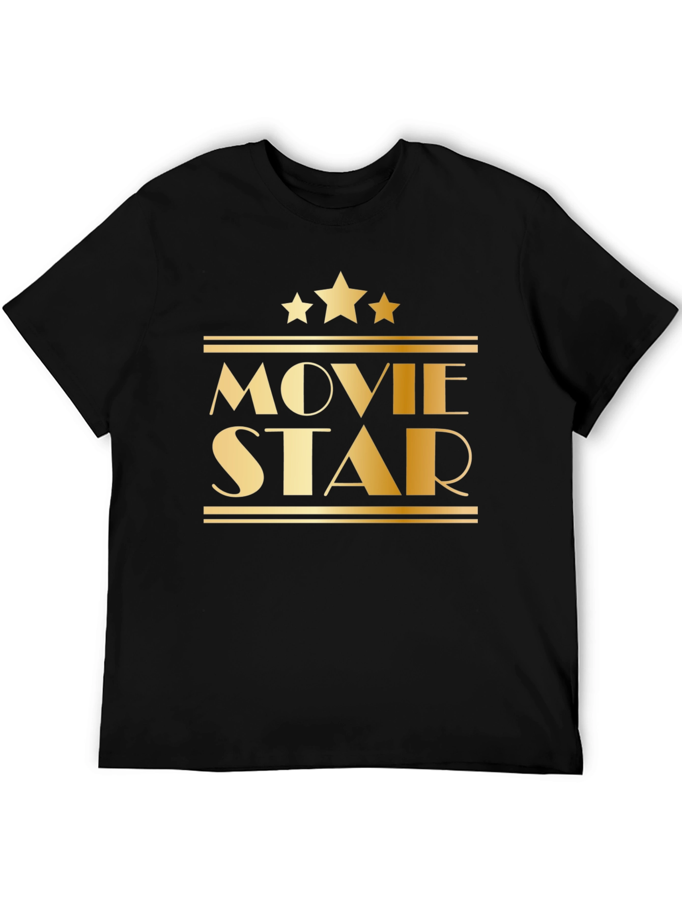Black Movie Star Graphic Tee - Black Short Sleeve view 5