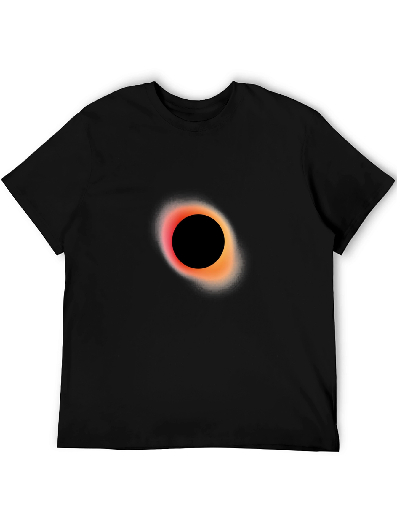 Black Black Hole Graphic Tee - Cosmic Style view 5
