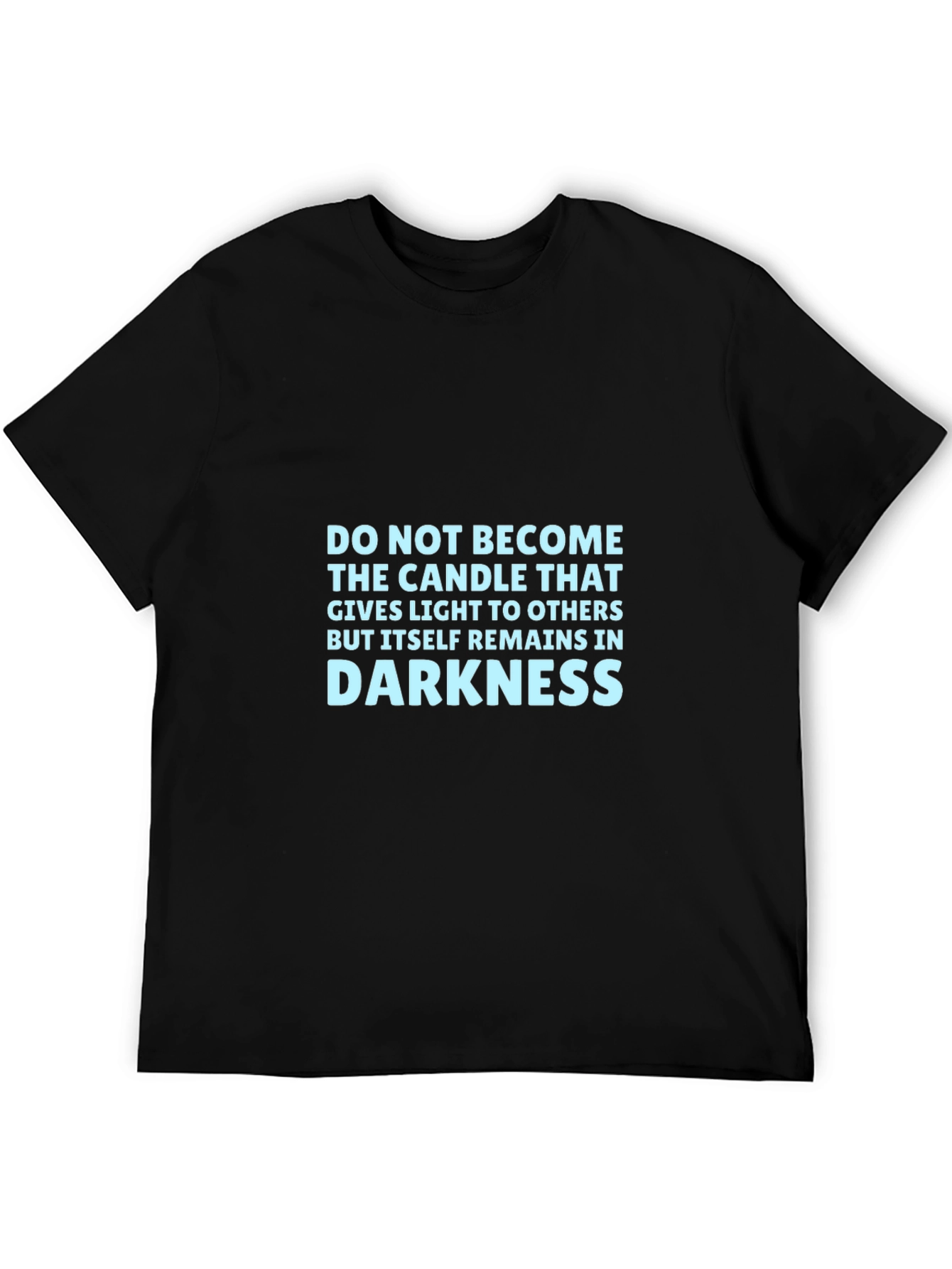 Black Inspirational T-Shirt: Light to Others view 5