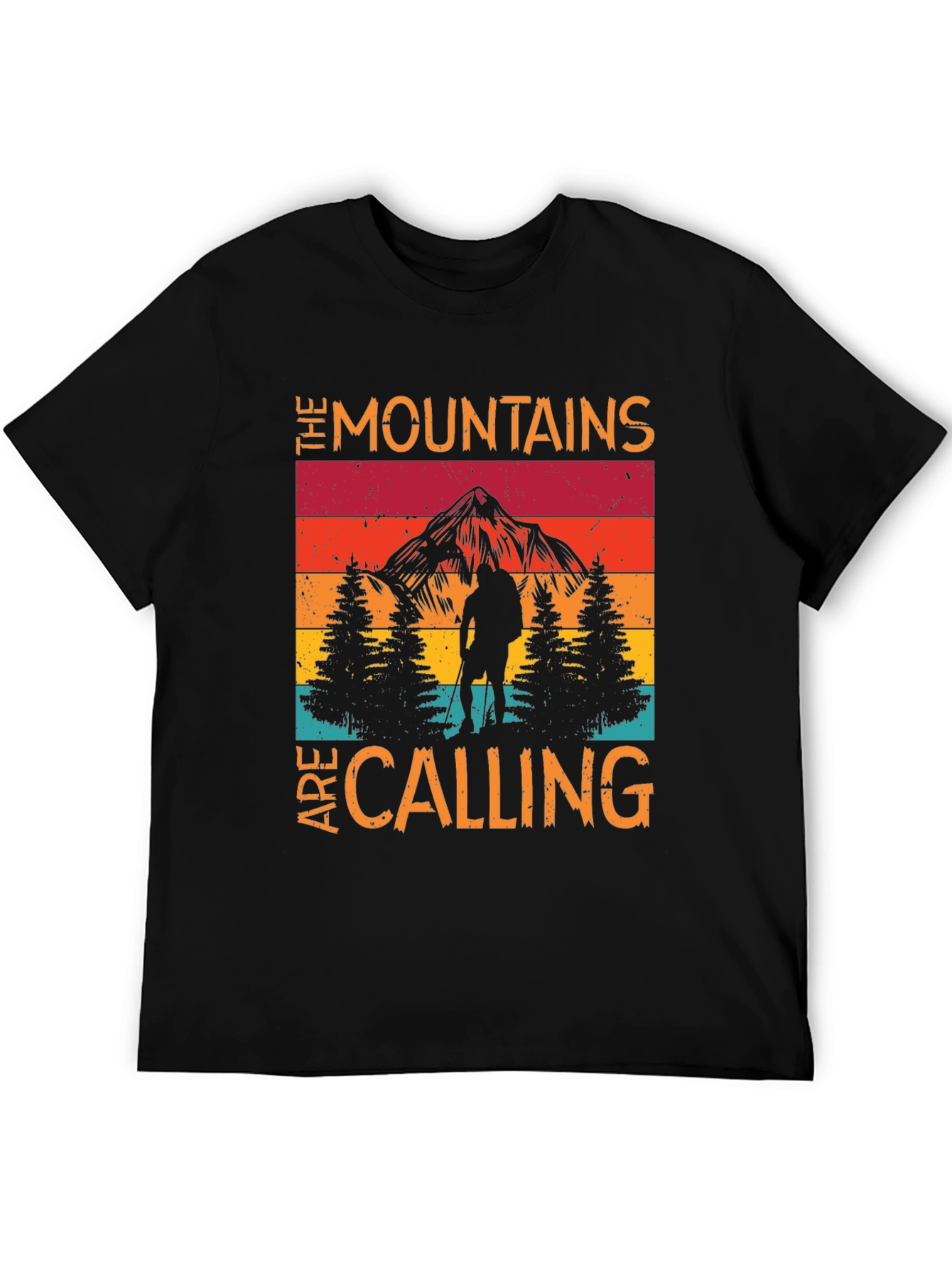 Black Mountains Are Calling Men's Graphic Tee view 5