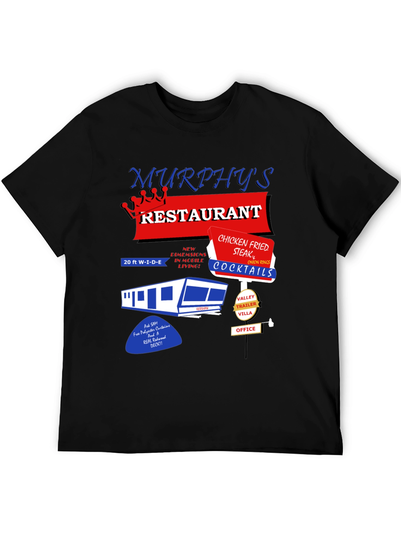 Black Murphy's Restaurant T-Shirt view 5