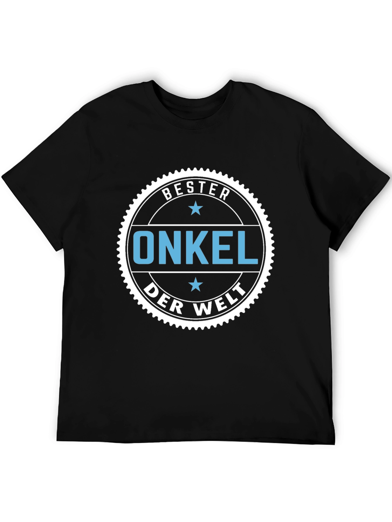 Black Bester Onkel Der Welt - Best Uncle T-Shirt view 5
