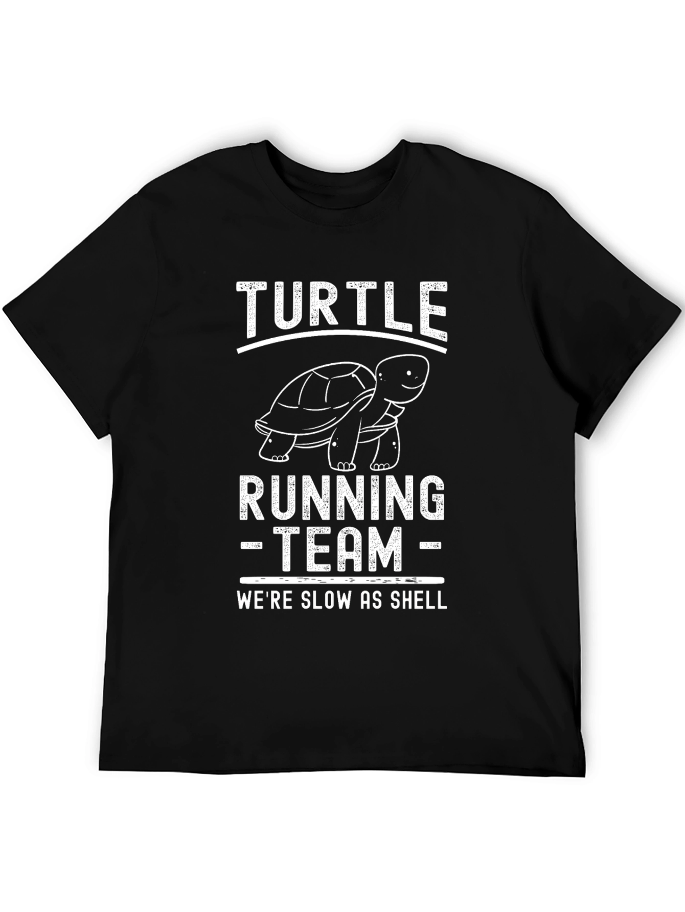 Black Turtle Running Team - Slow As Shell Graphic Tee view 5