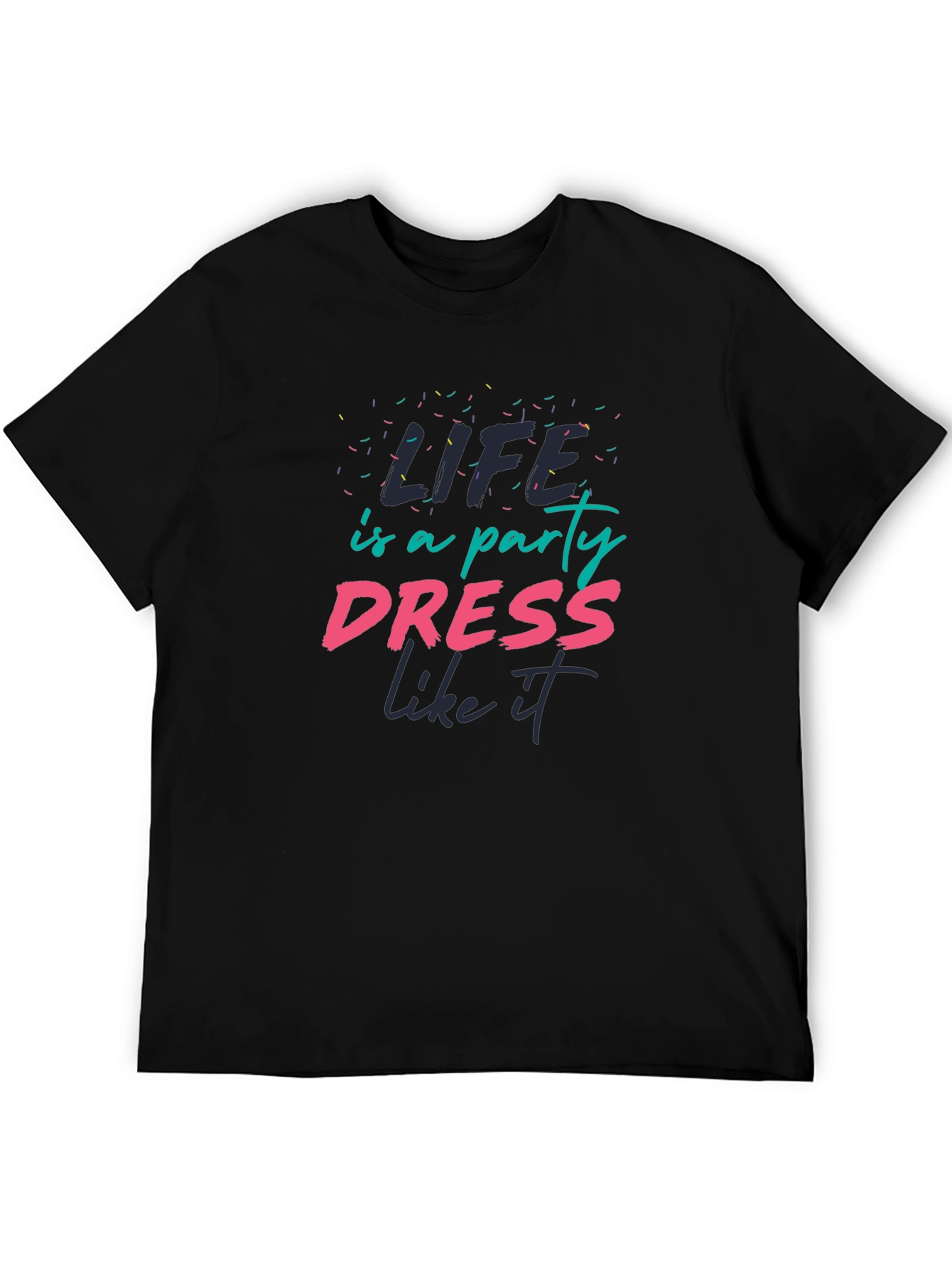 Black Life is a Party T-Shirt - Dress Like It! view 5