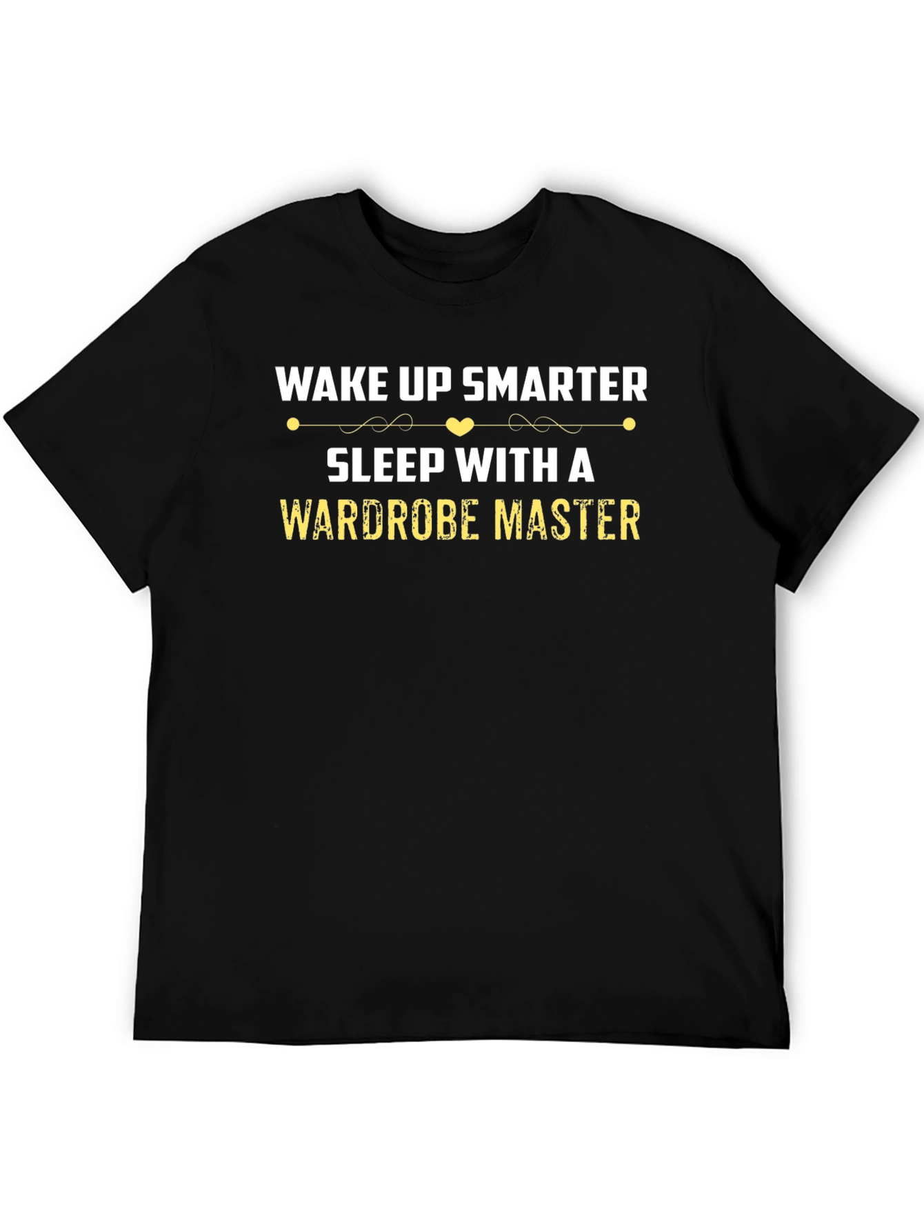 Black Wake Up Smarter Wardrobe Master T-Shirt view 5