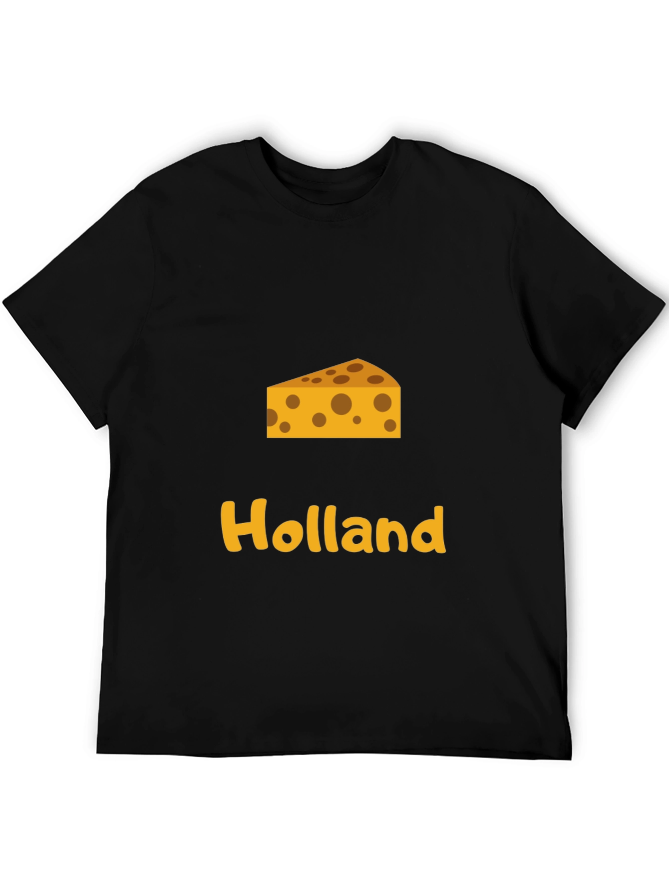 Holland Cheese Graphic T-Shirt - Black - 5