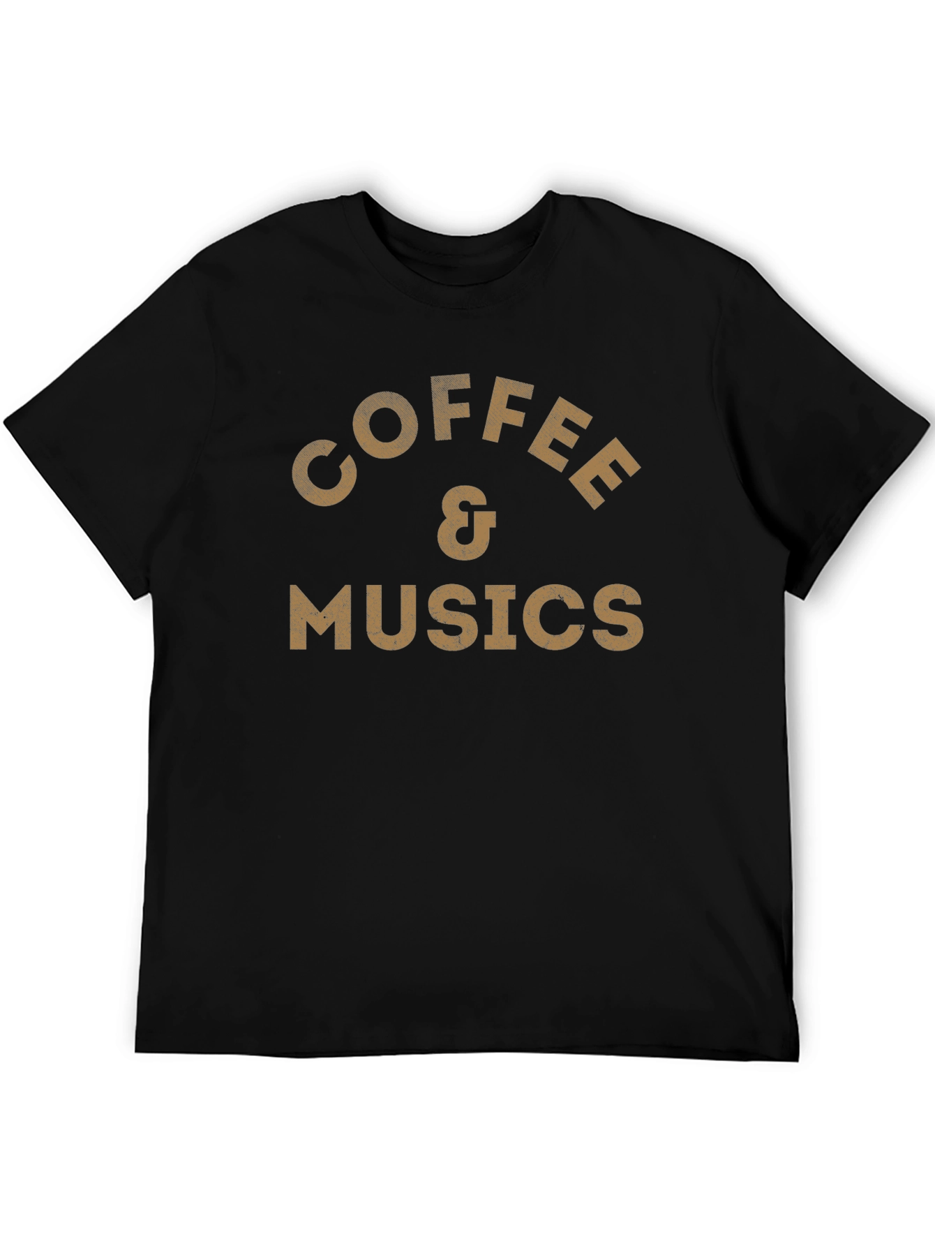 Black Coffee & Music Graphic T-Shirt - Black view 5