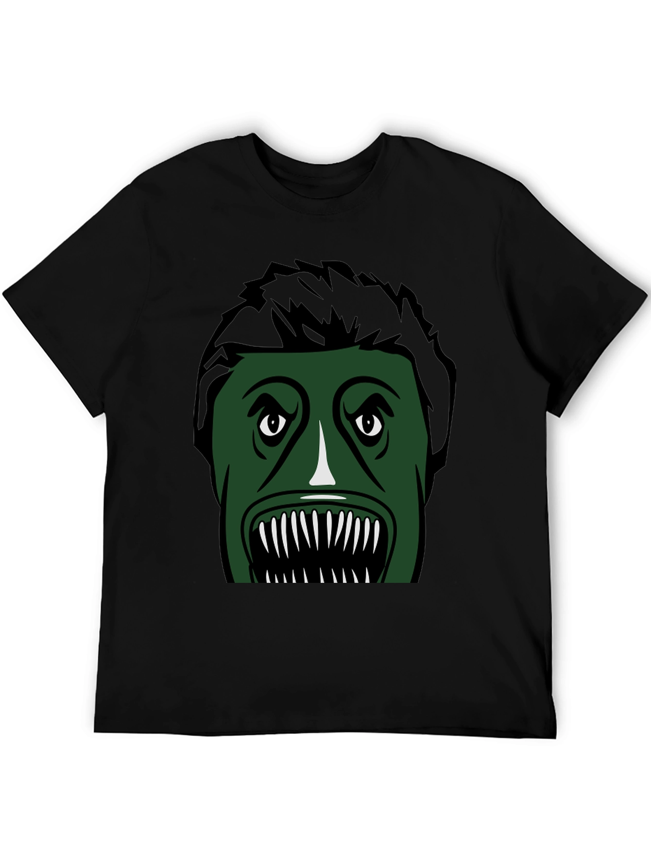 Black Monster Graphic Tee -  Unique Horror Design view 5