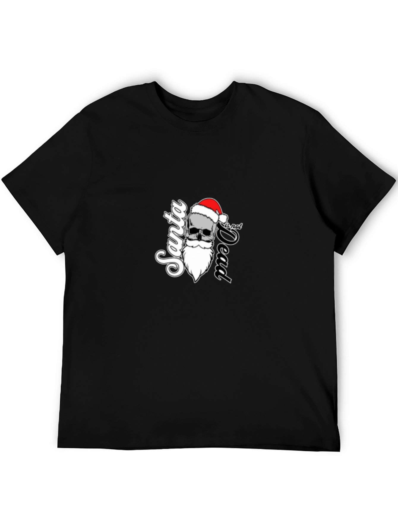 Black Santa is not Dead Graphic T-Shirt view 5