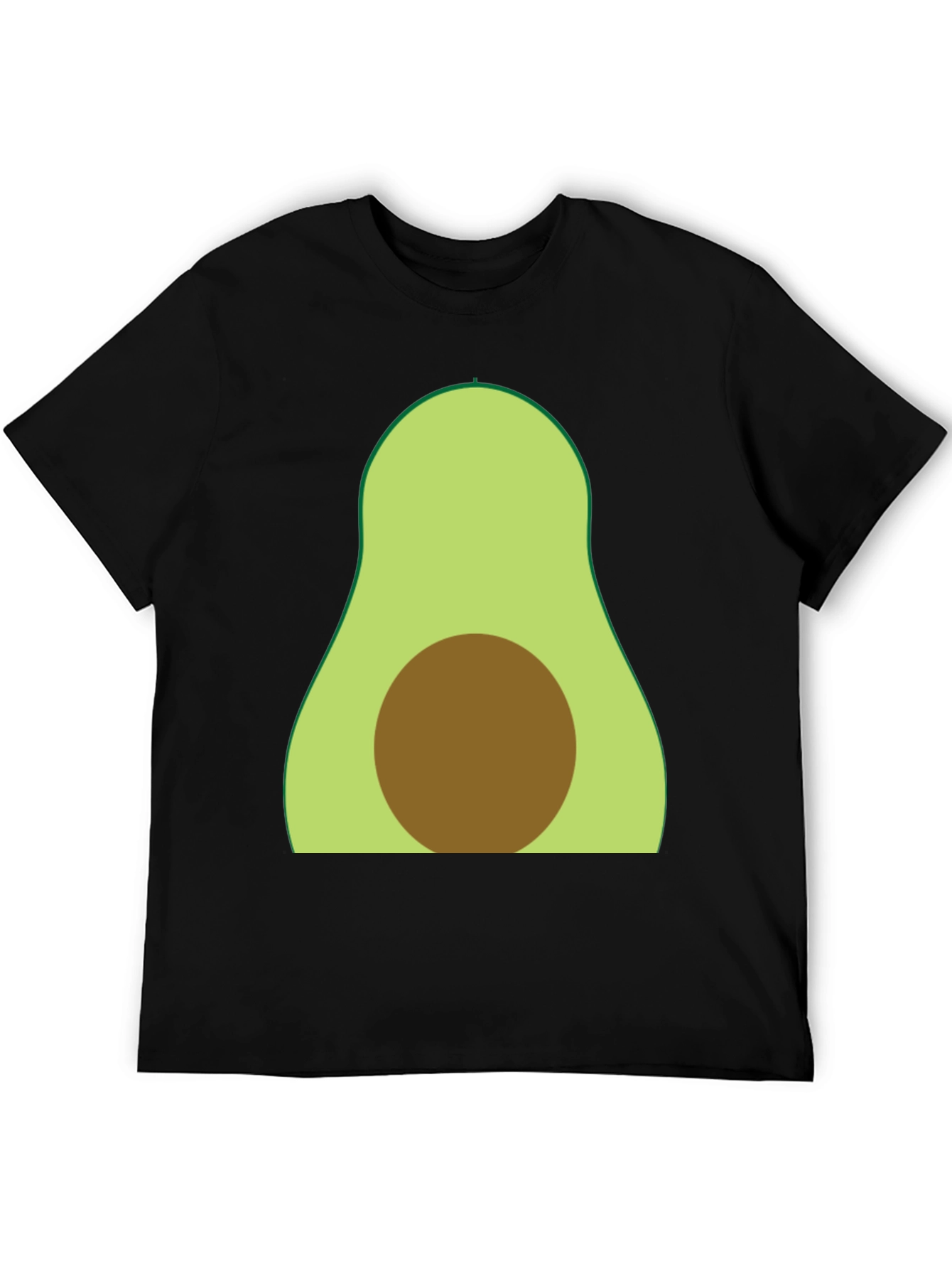 Black Avocado Graphic Tee - Soft Cotton Blend view 5