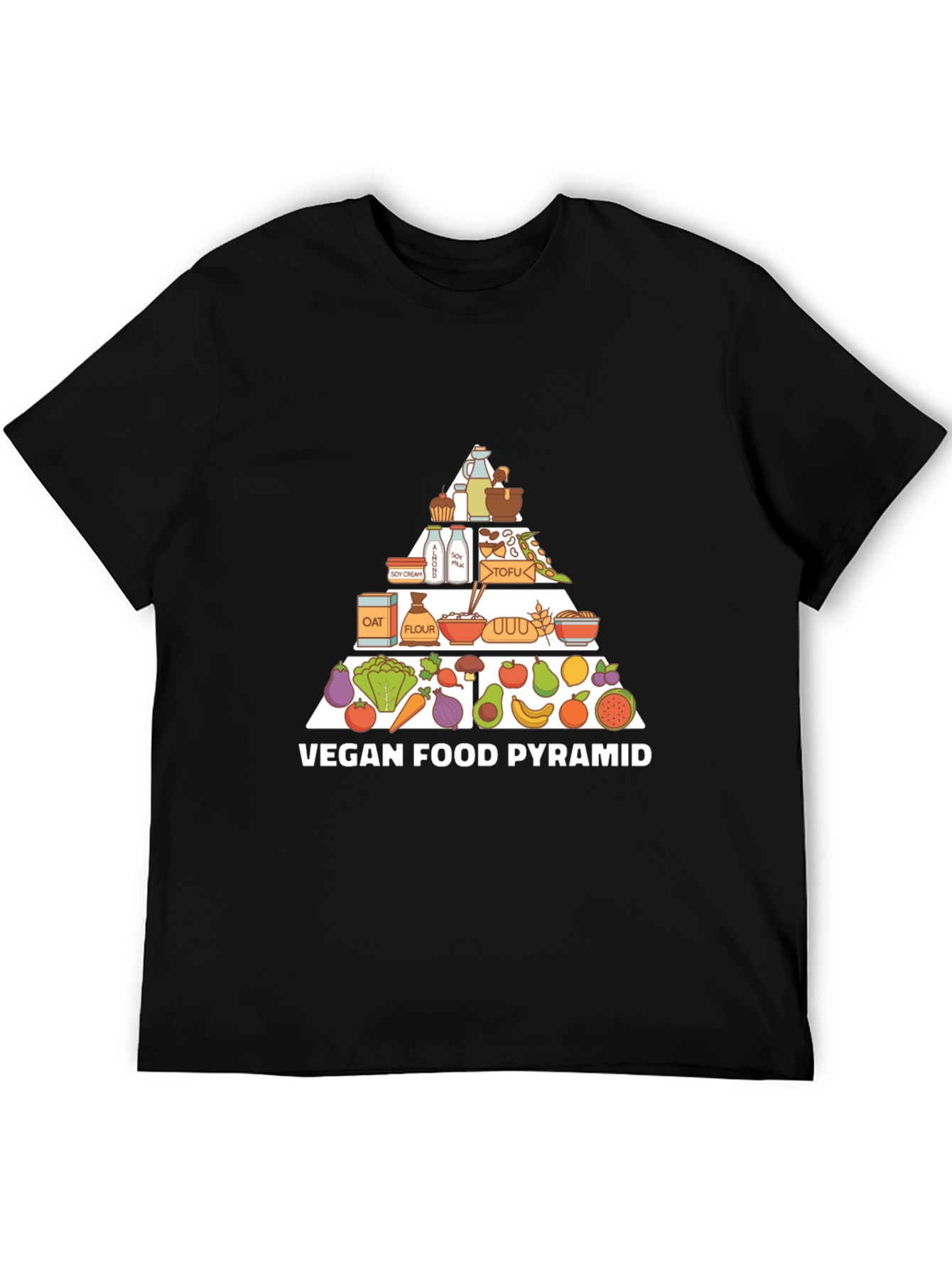 Vegan Food Pyramid T-Shirt - 5
