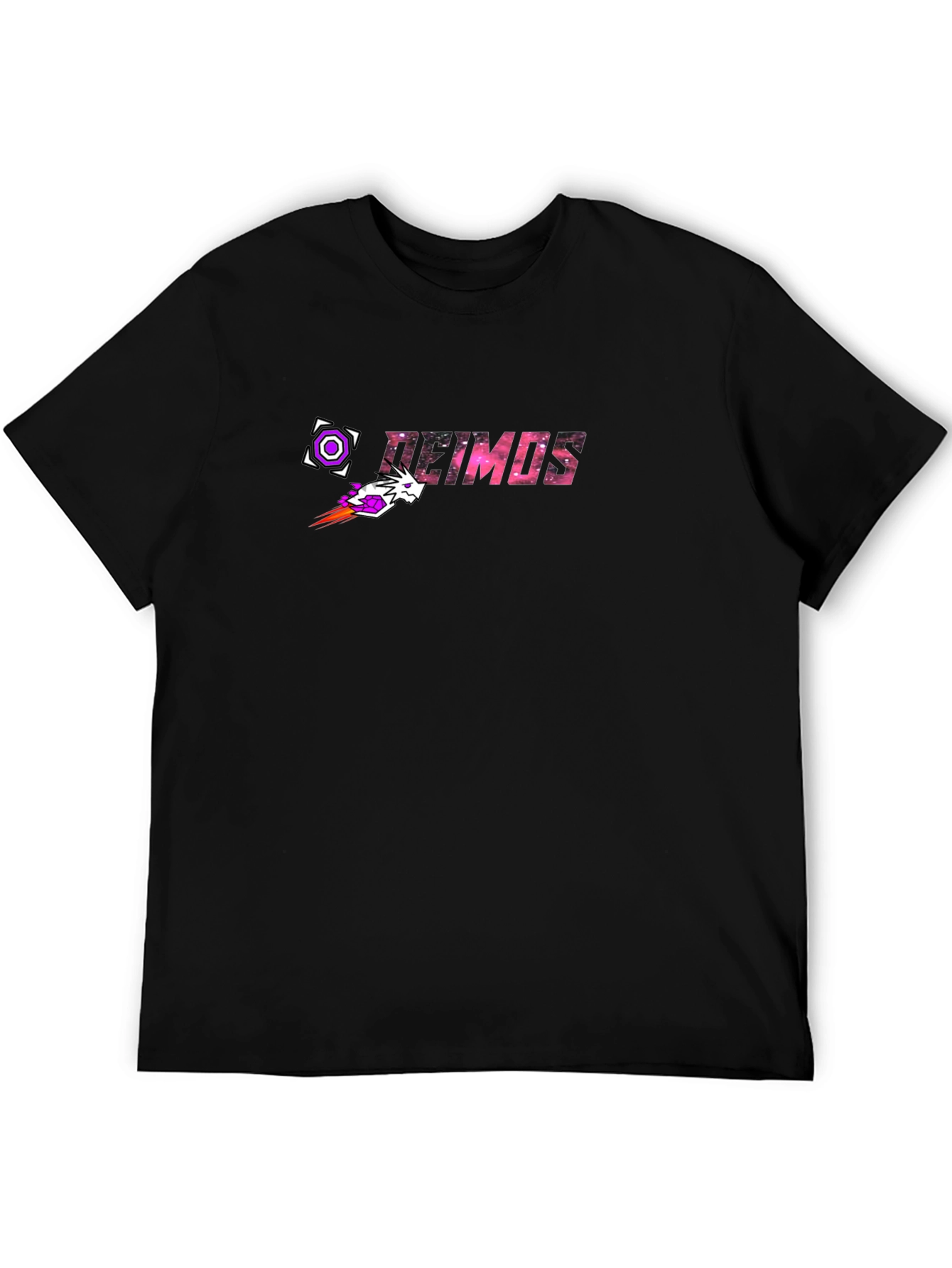Black Deimos Graphic Tee - Black Cotton Blend view 5