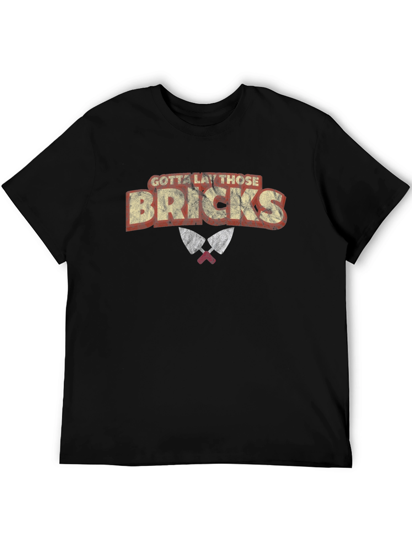Black Gotta Lay Those Bricks Graphic T-Shirt view 5