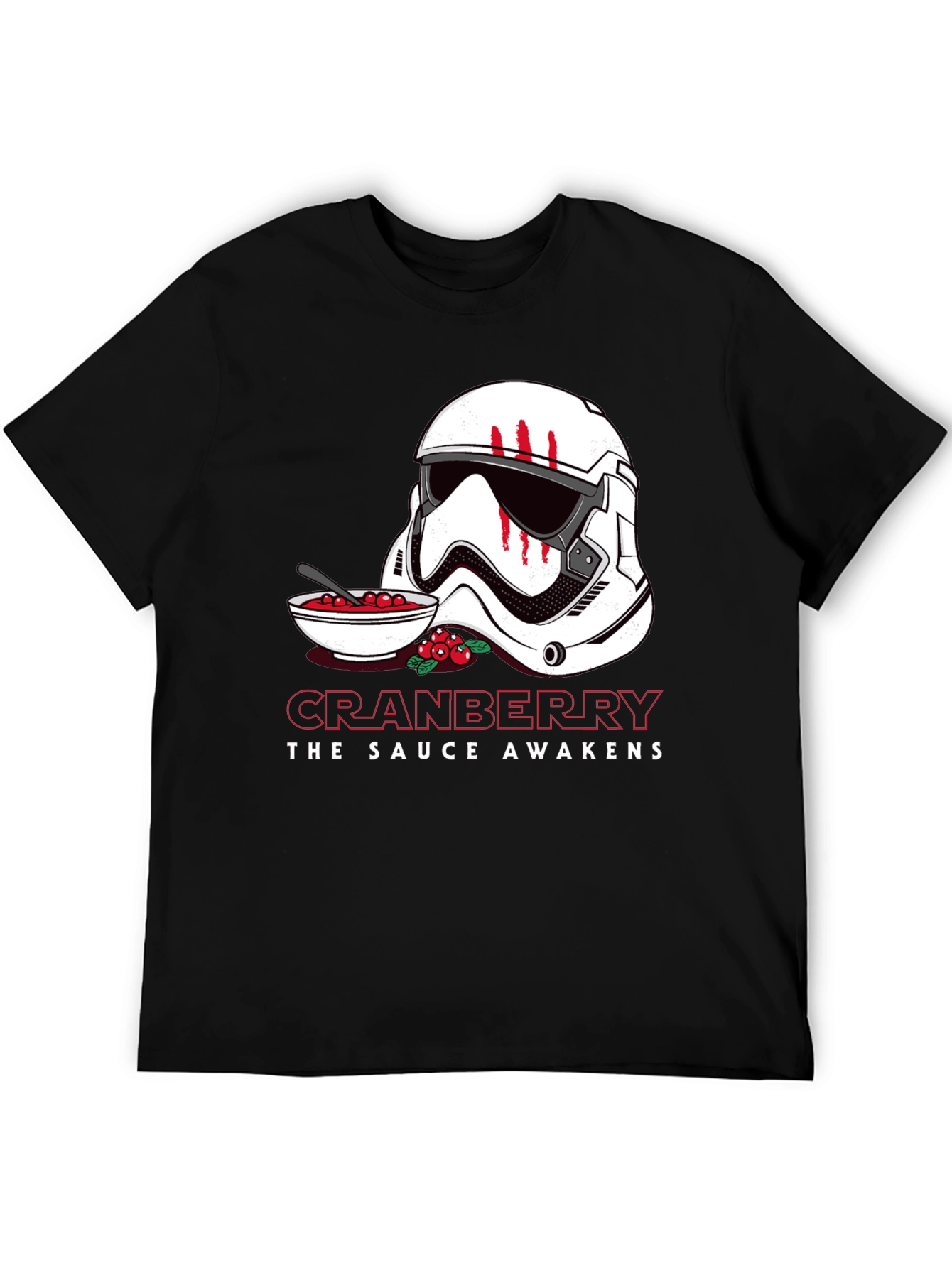 Black Cranberry The Sauce Awakens T-Shirt view 5
