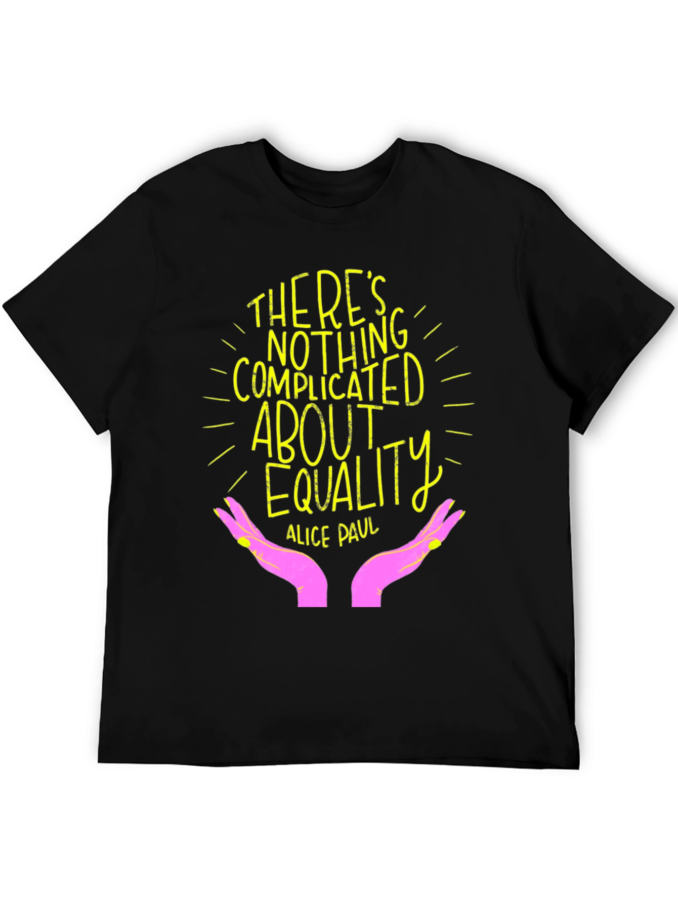 Black Equality T-Shirt - Empowering Statement Tee view 5