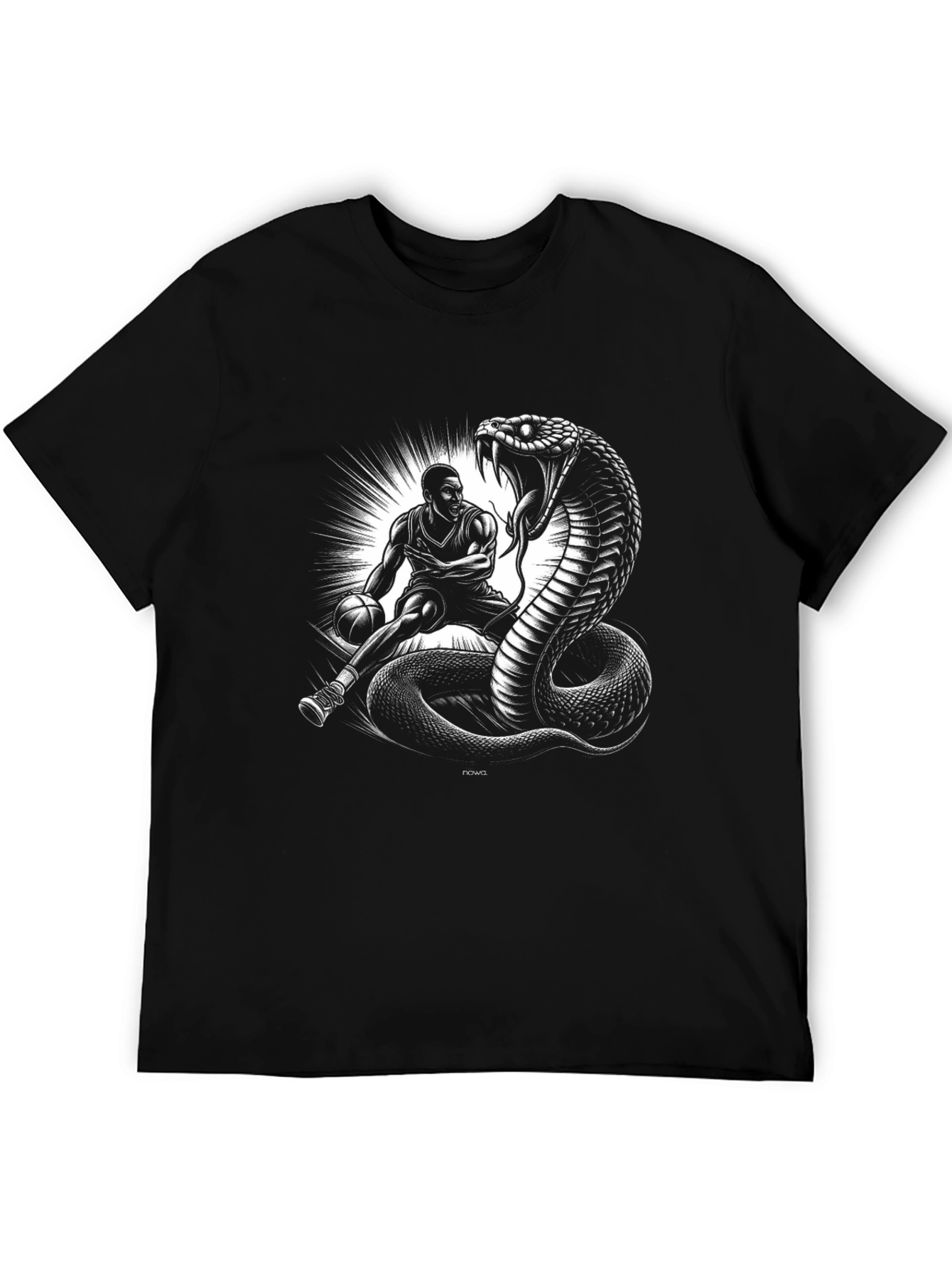 Black Kobe Bryant Snake T-Shirt view 5