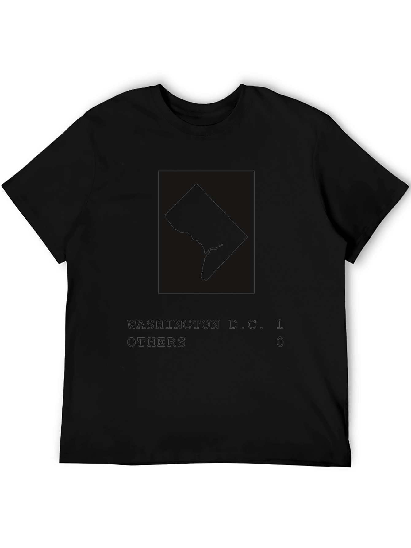 Black Men's Black Short Sleeve Crew Neck T-Shirt view 5