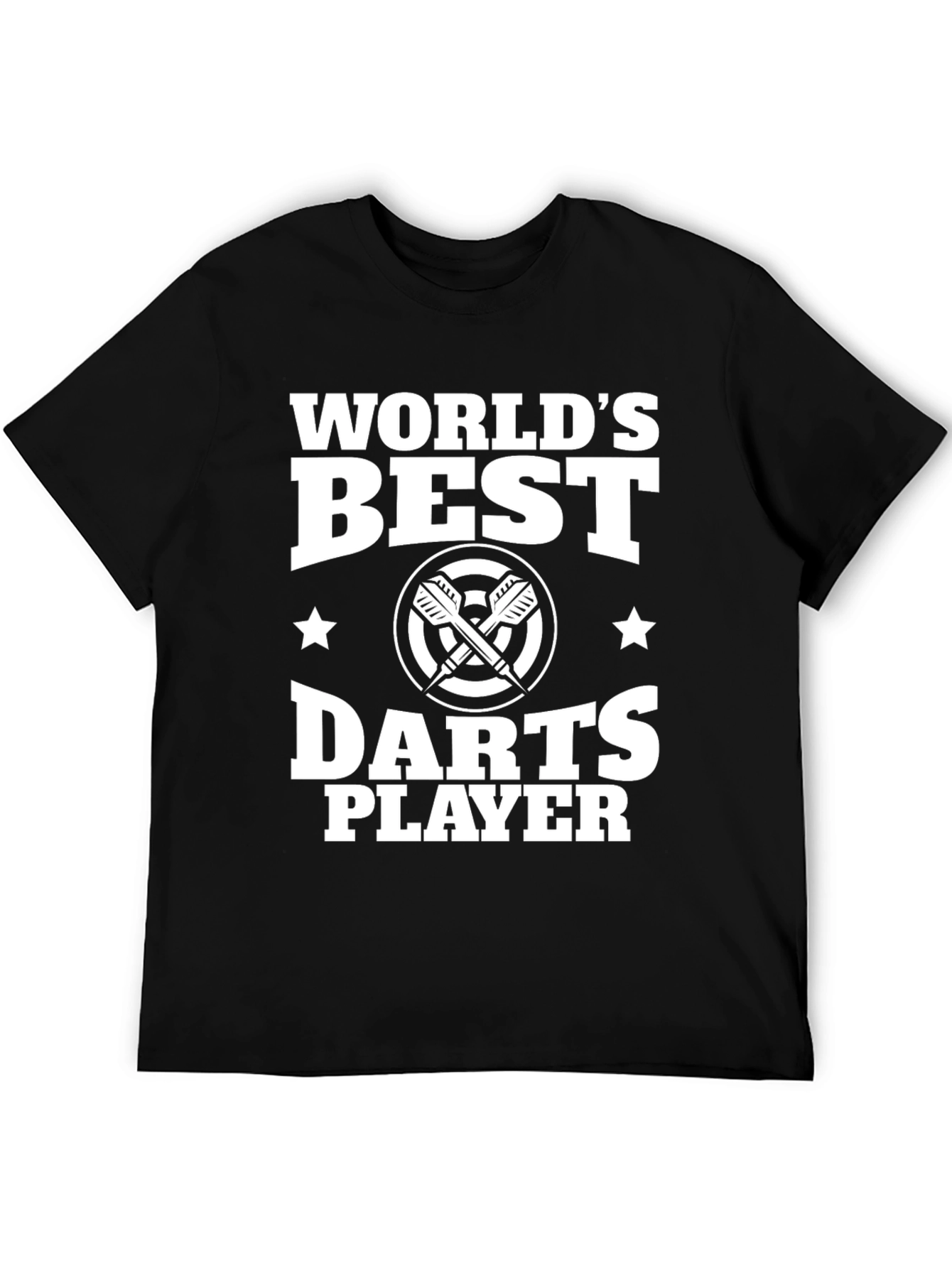 Black World's Best Darts Player Graphic T-Shirt view 5