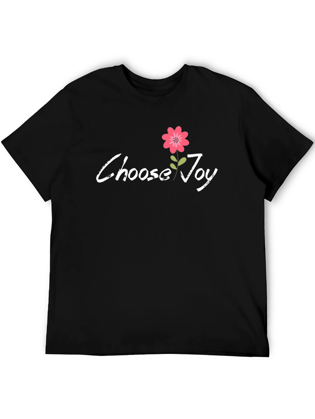 Black Choose Joy Graphic Tee - Black T-Shirt view 5