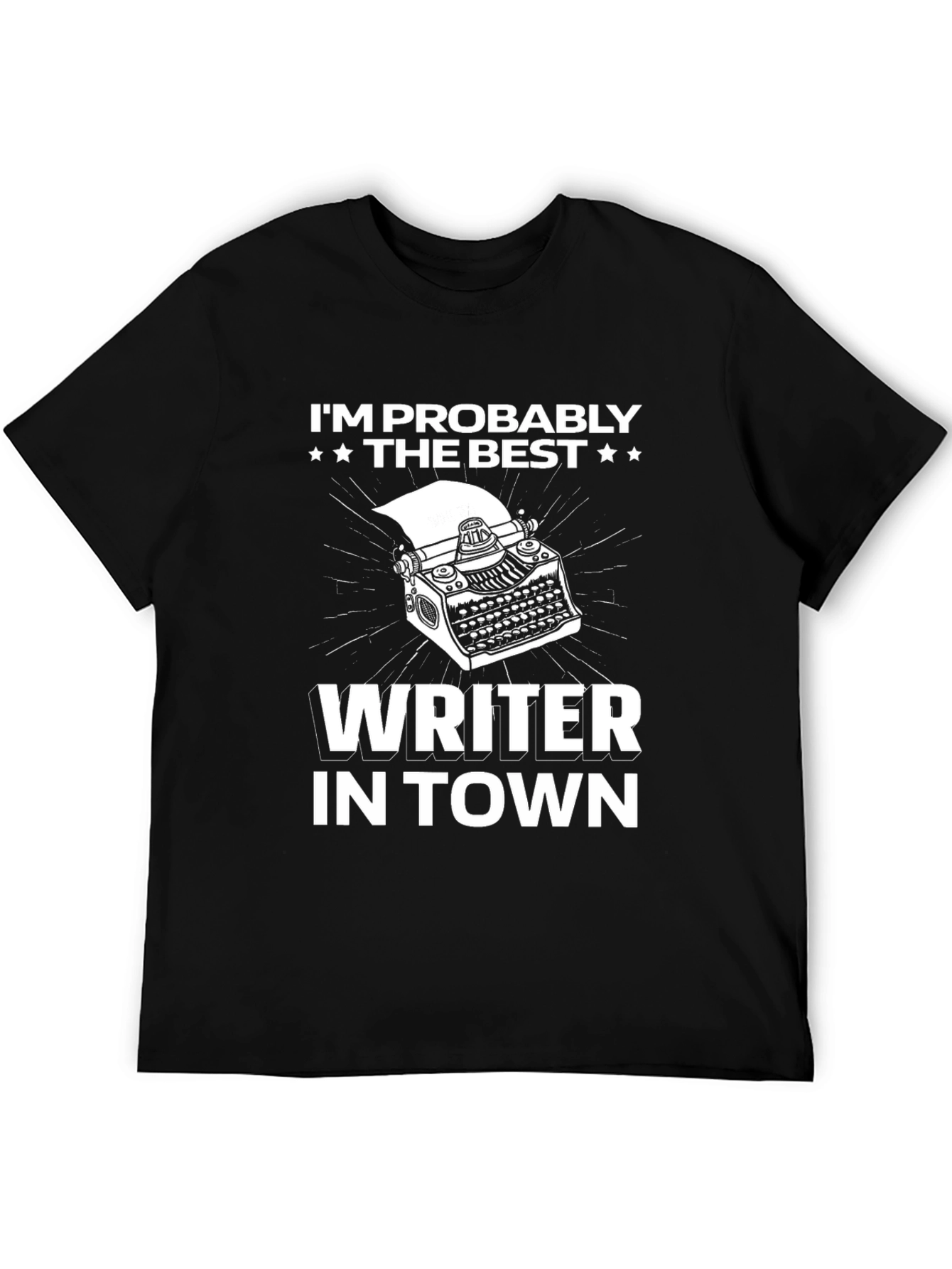 Black Writer In Town Graphic Tee view 5