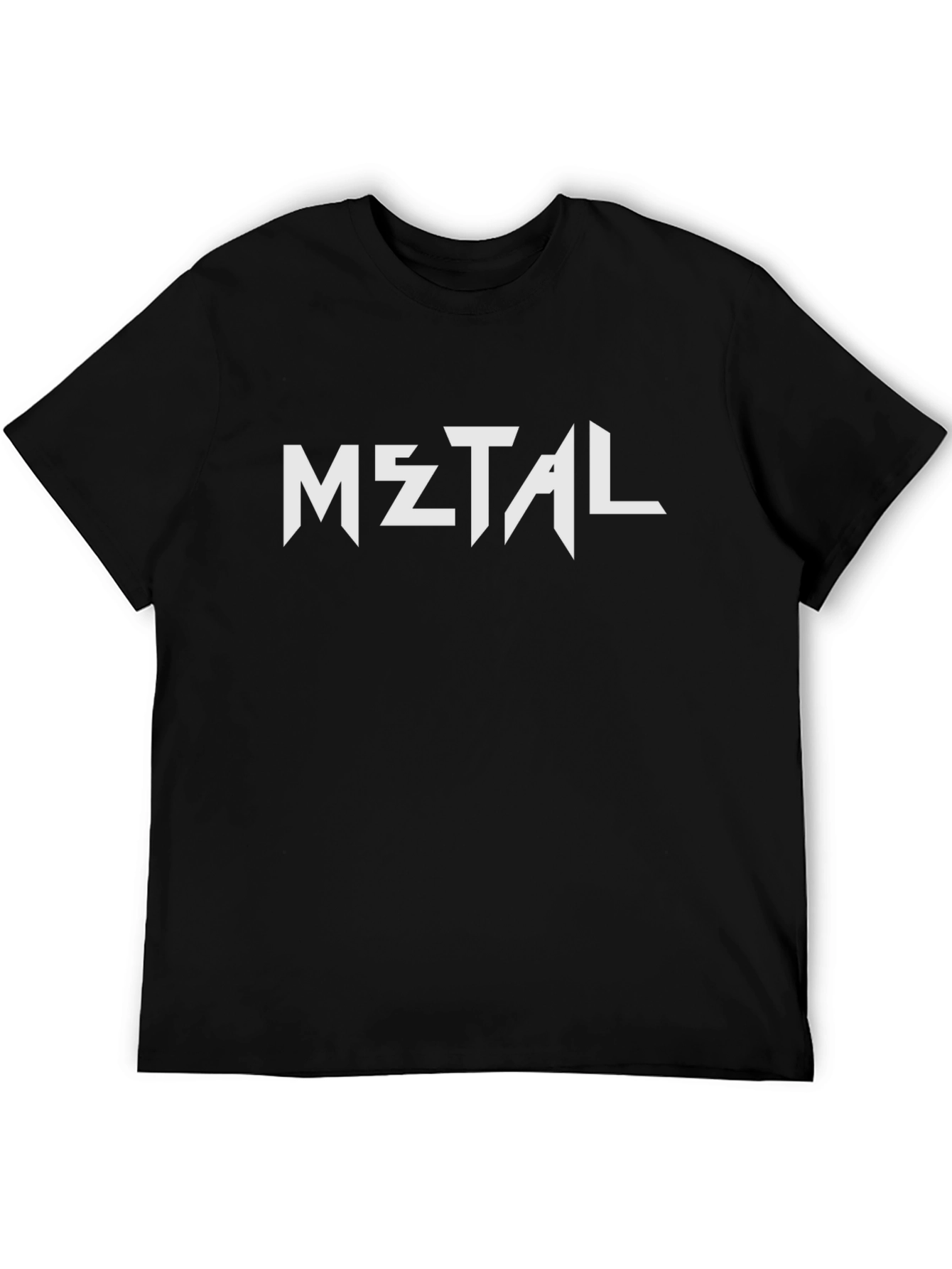 Black Black Metal Graphic T-Shirt - Bold Statement Tee view 5
