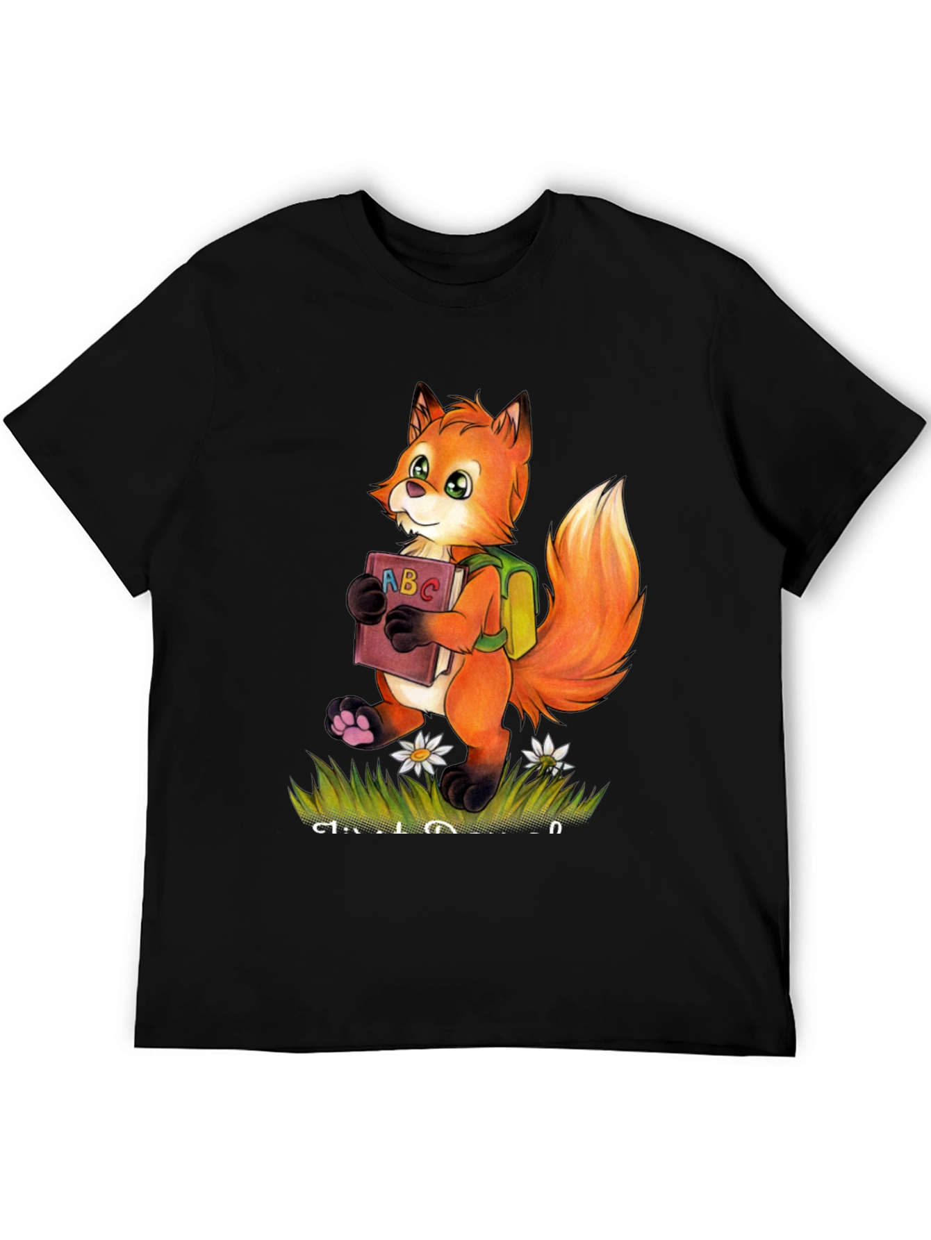 Black Fox ABC Book T-Shirt view 5