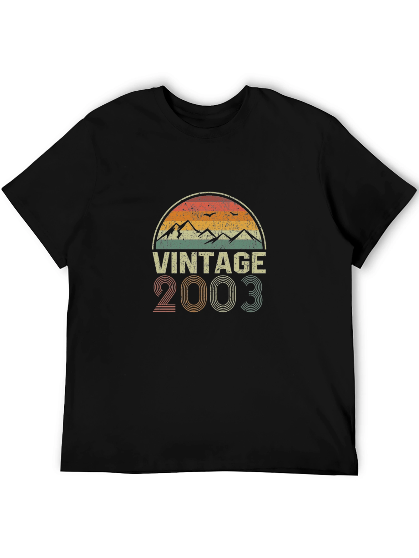 Black Vintage 2003 Graphic T-Shirt view 5