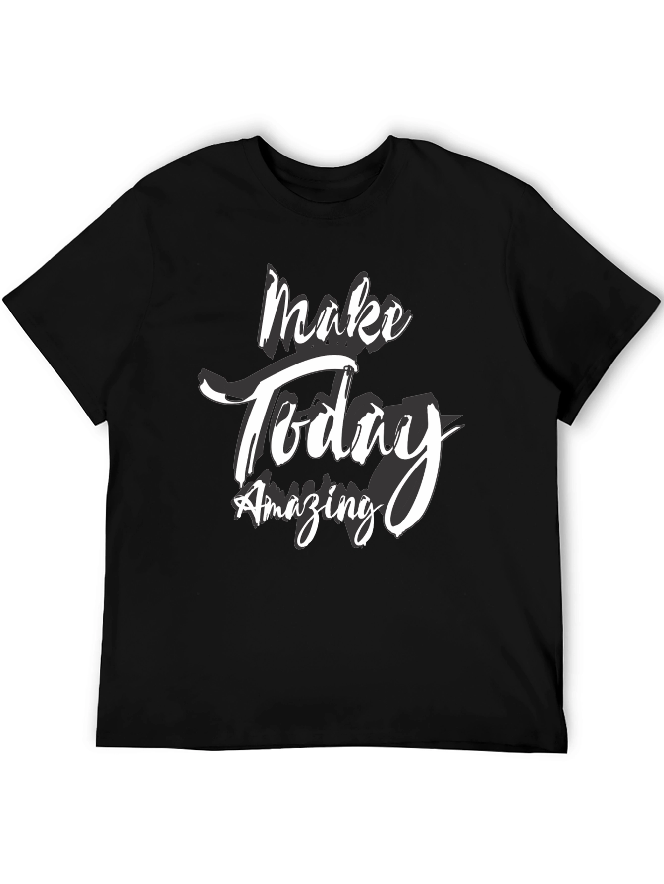 Black Make Today Amazing Graphic Tee view 5