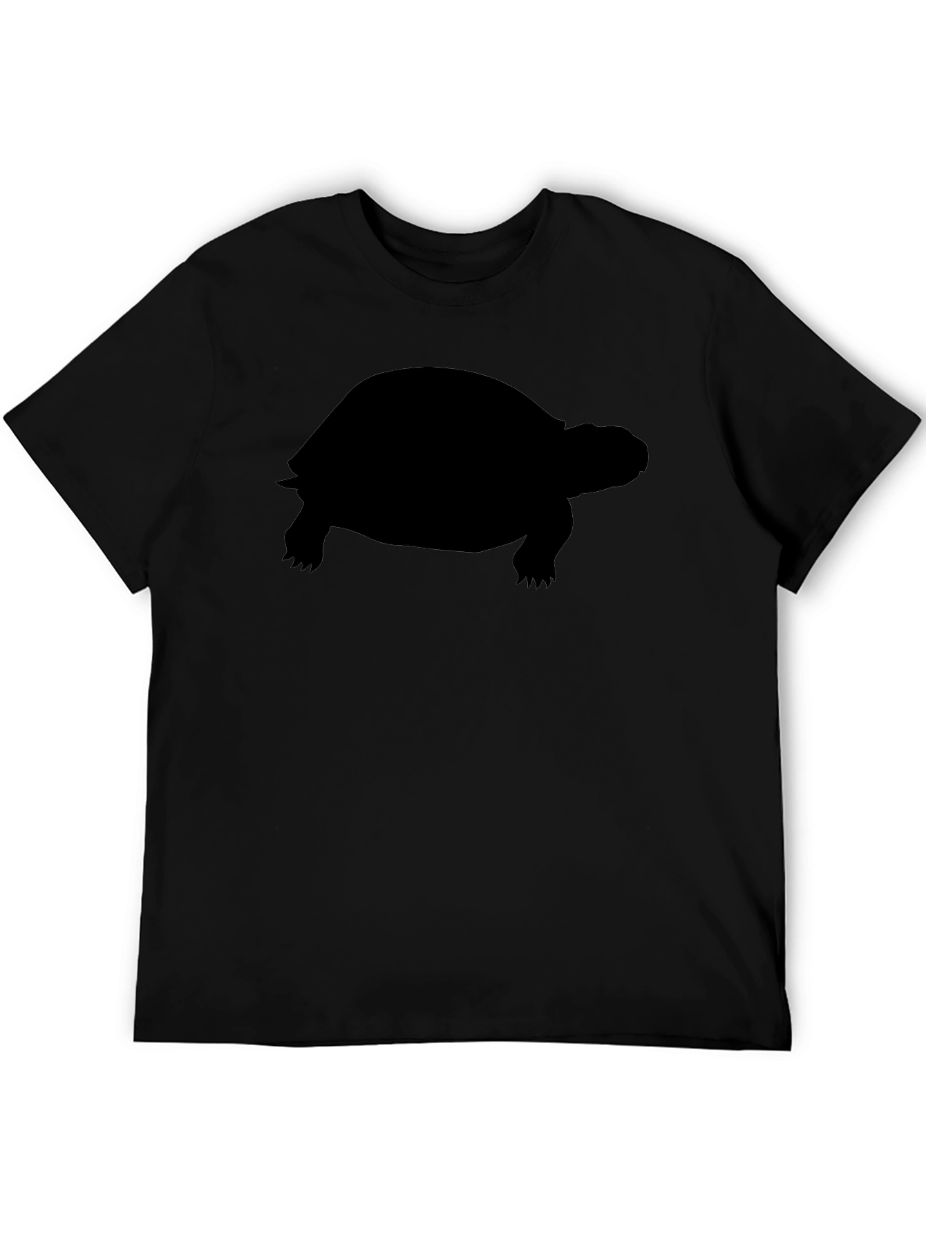 Black Black Turtle Silhouette T-Shirt view 5