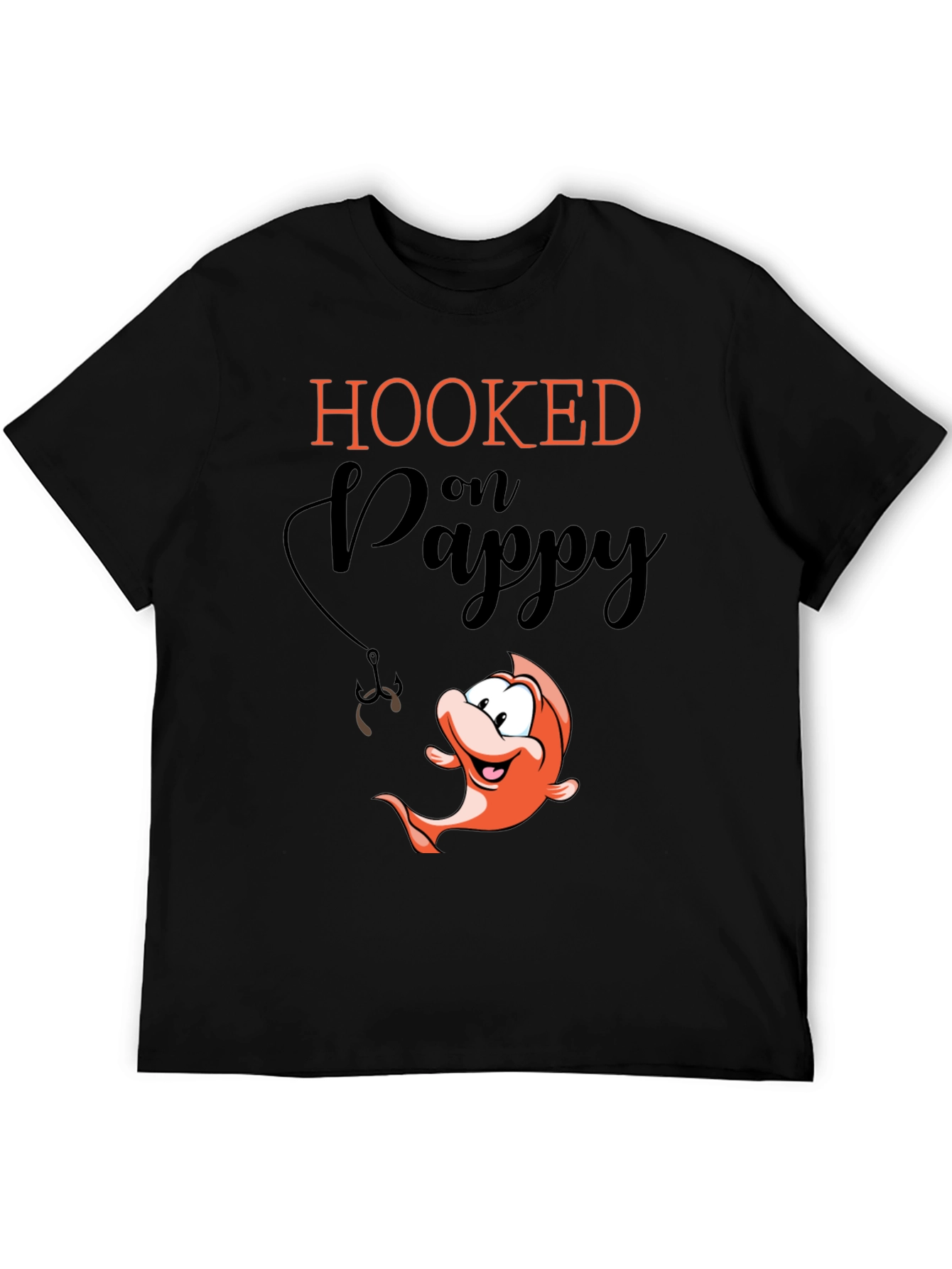 Black Hooked on Pappy Black T-Shirt view 5