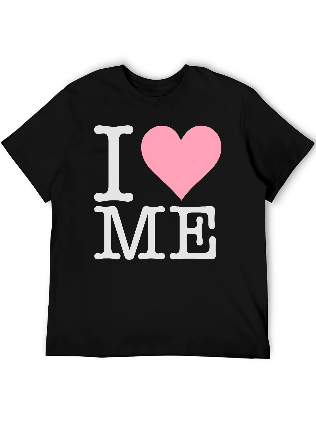 Black I Heart ME Graphic Tee - Black T-Shirt view 5
