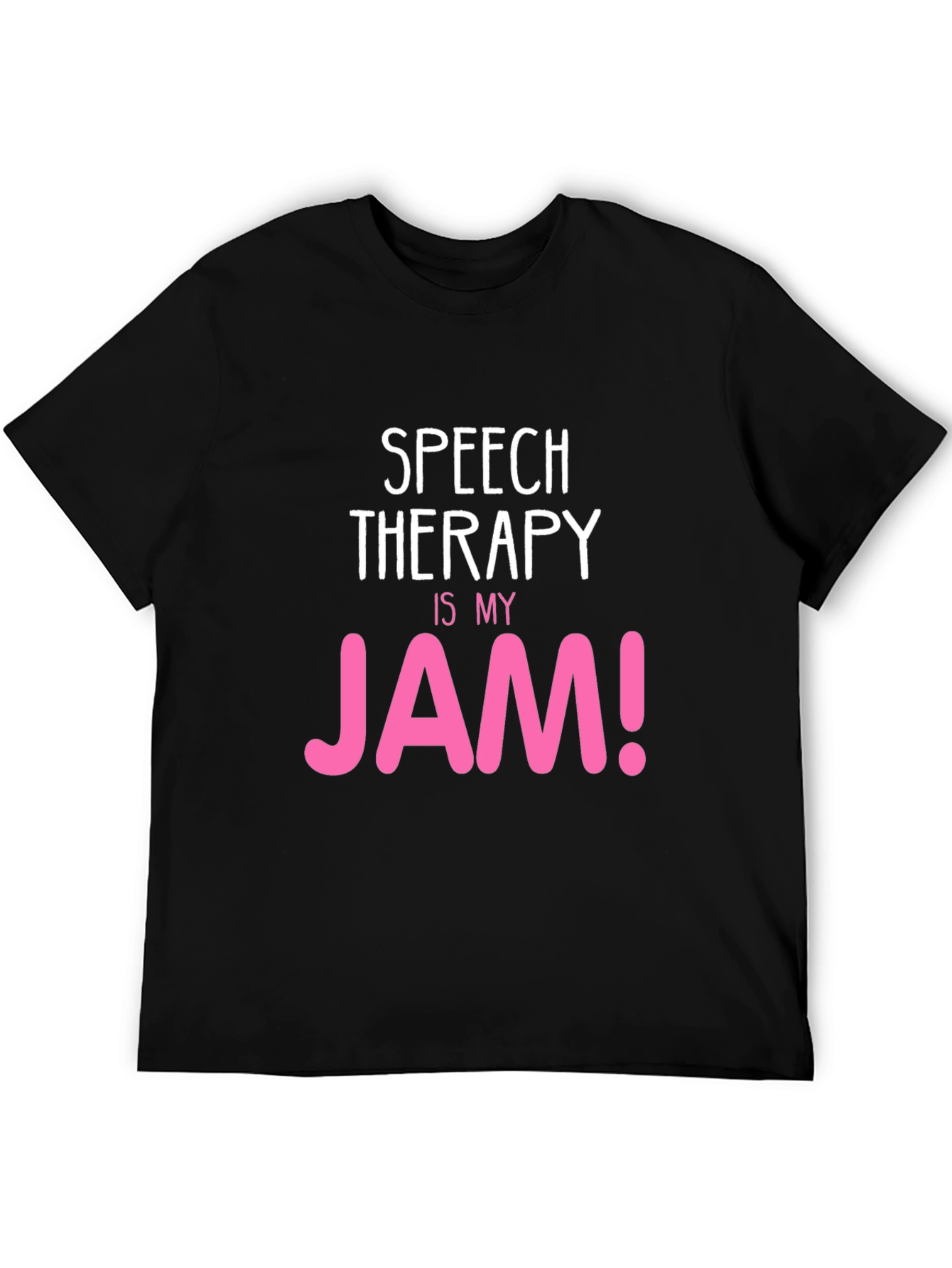Black Speech Therapy JAM! T-Shirt view 5