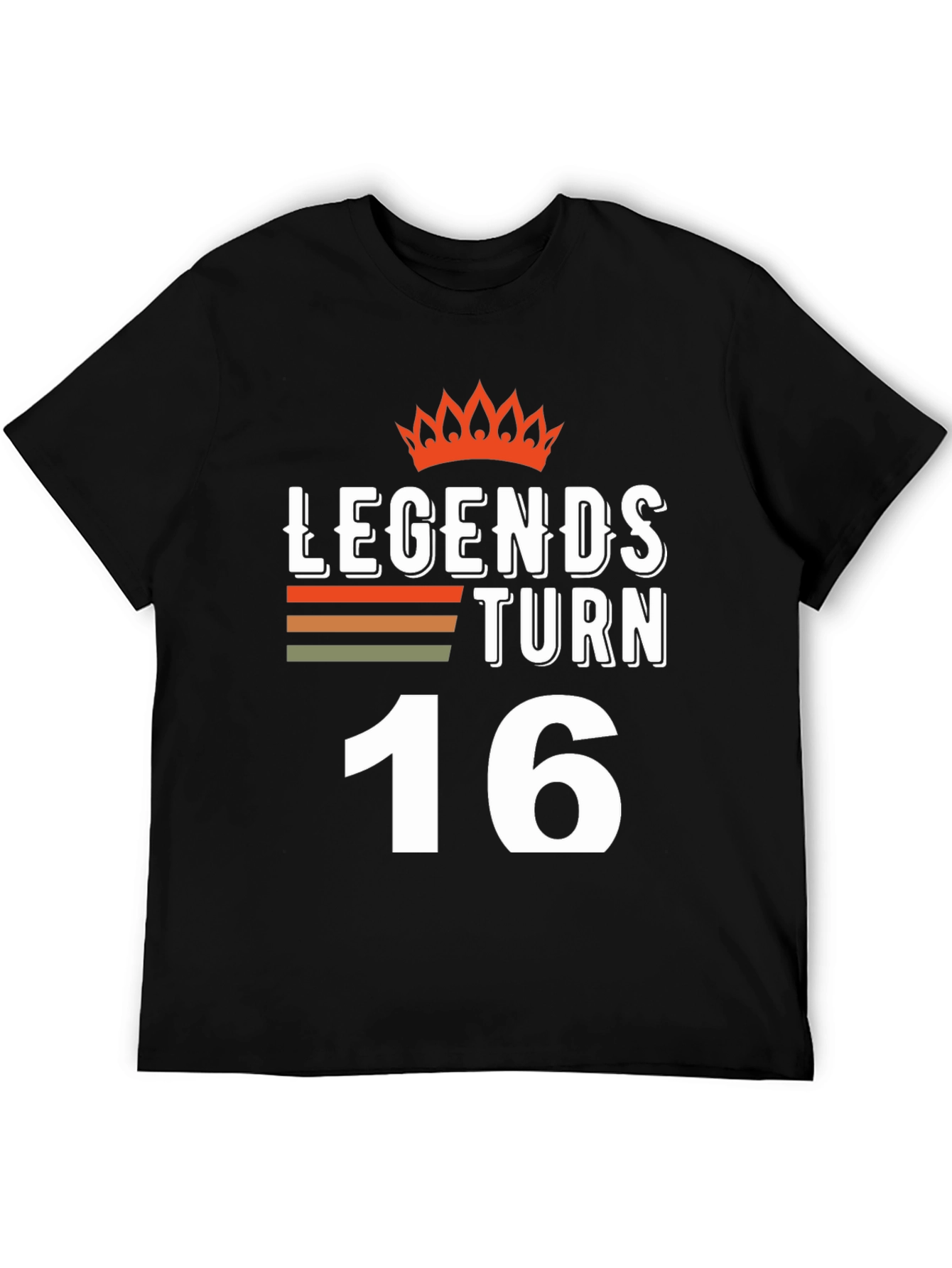 Black Legends Turn 16 Black T-Shirt view 5