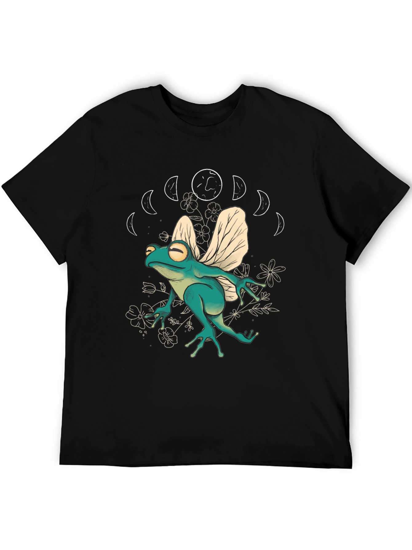 Black Frog with Wings T-Shirt view 5