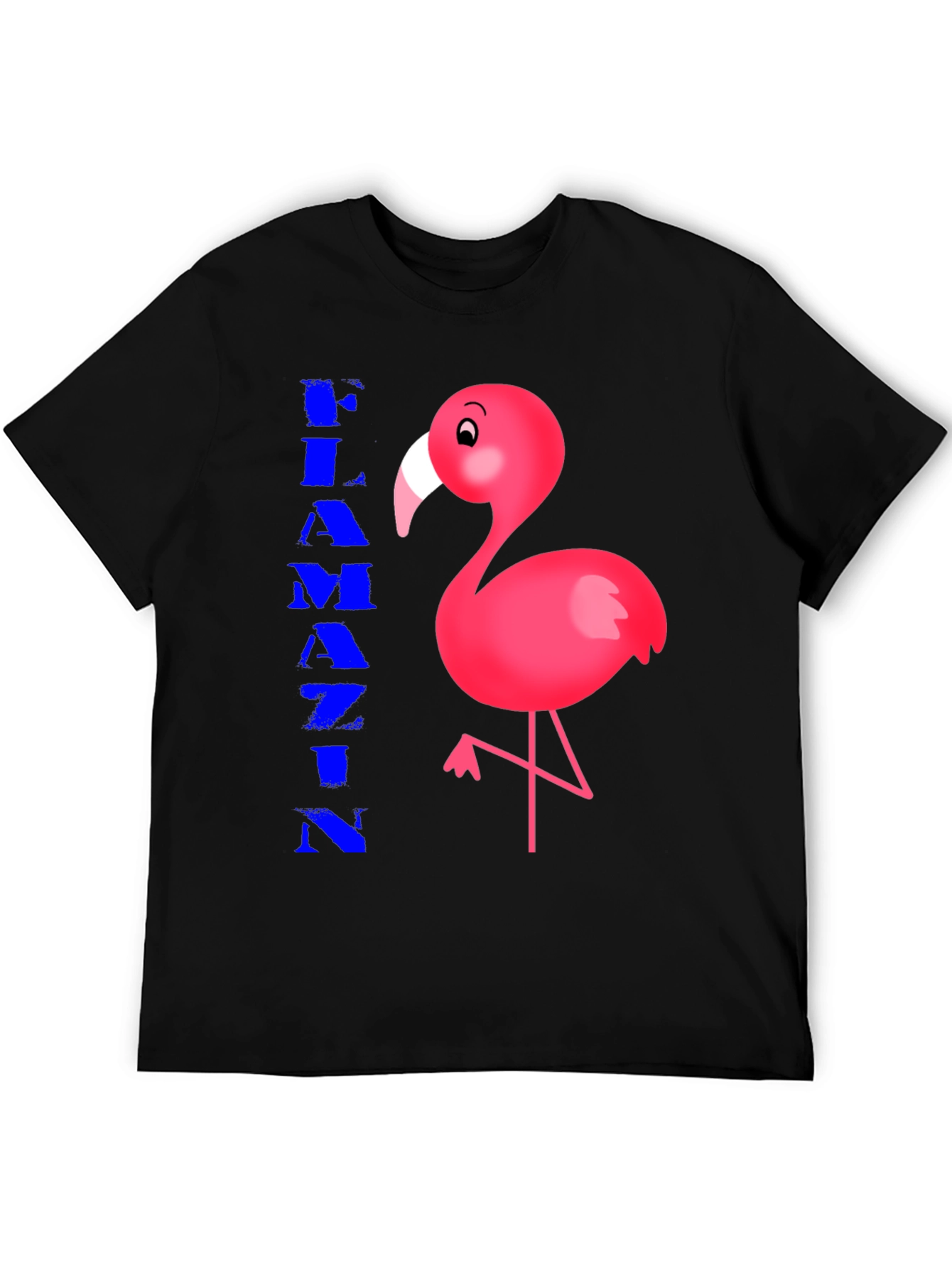 Black Flamin' Flamingo Graphic Tee - Stylish Cotton Comfort view 5