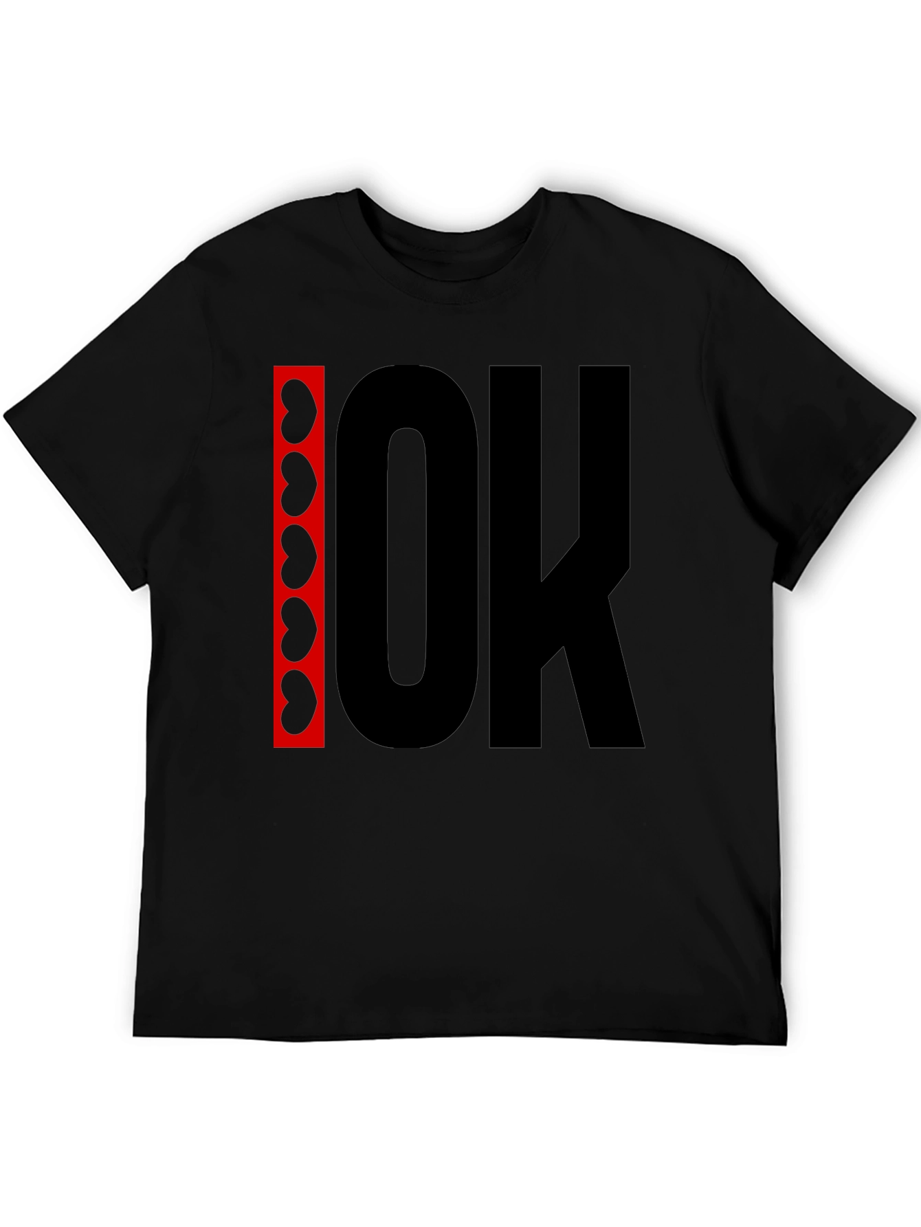 Black Funny Kidney OK Graphic T-Shirt - Unisex view 5