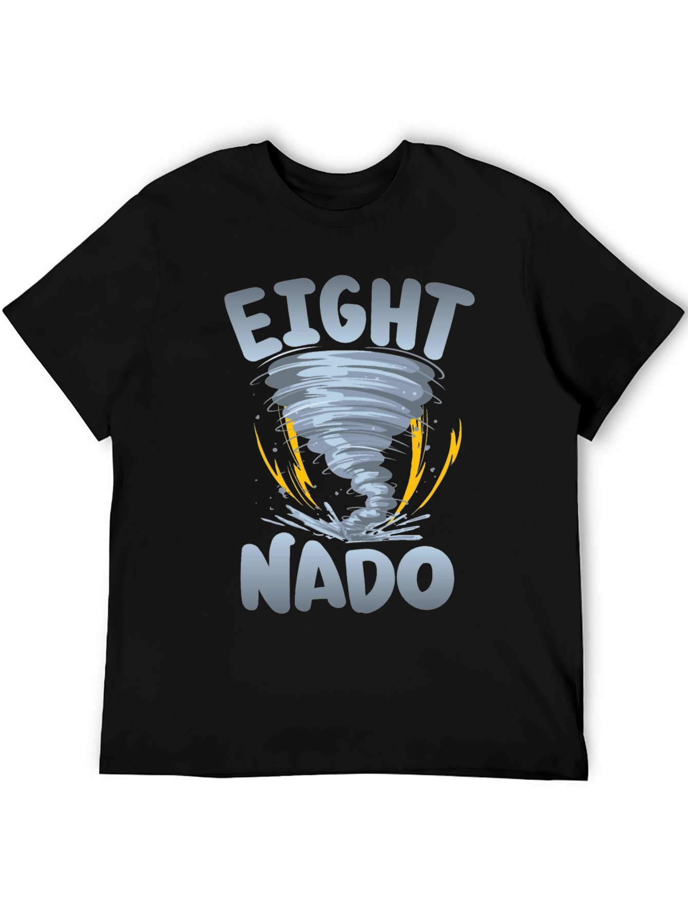 Black Eight-Nado Graphic Tee view 5