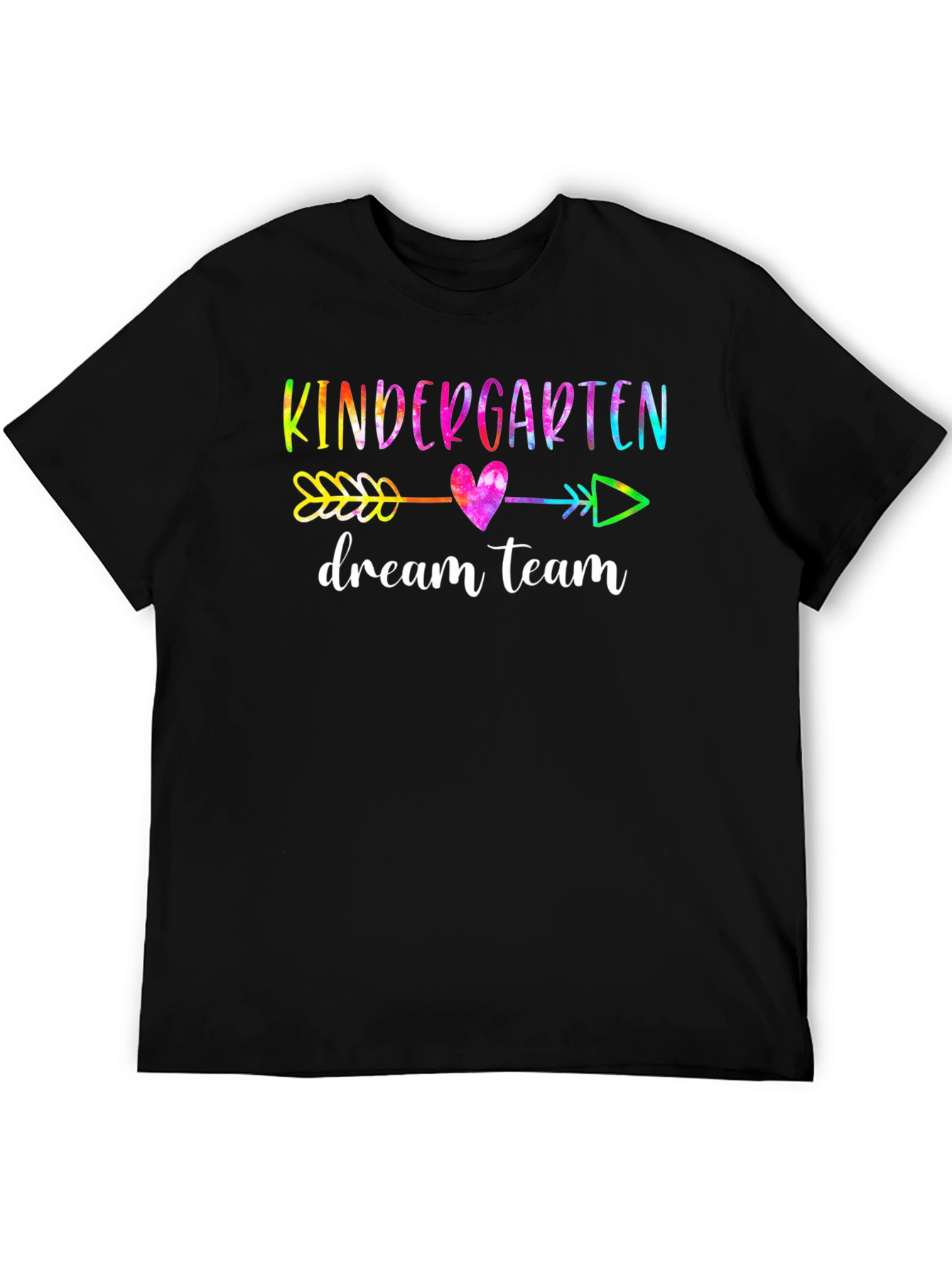 Black Kindergarten Dream Team T-Shirt view 5