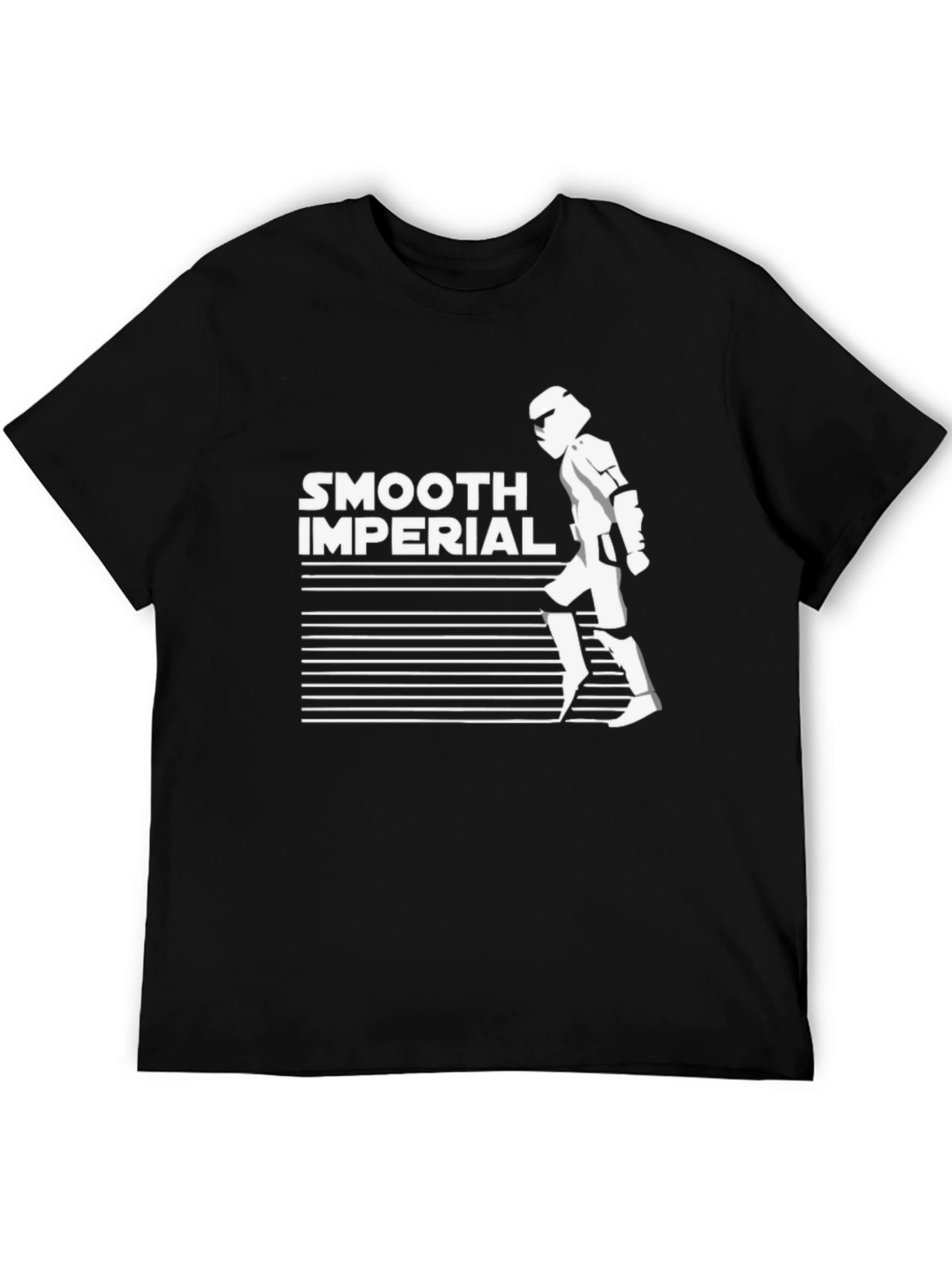 Black Smooth Imperial Graphic T-Shirt - Star Wars Inspired view 5